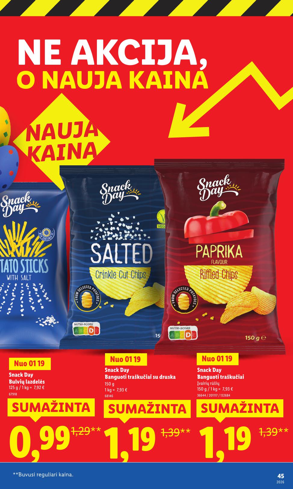 LIDL katalogas "Didysis kainų mažinimas"