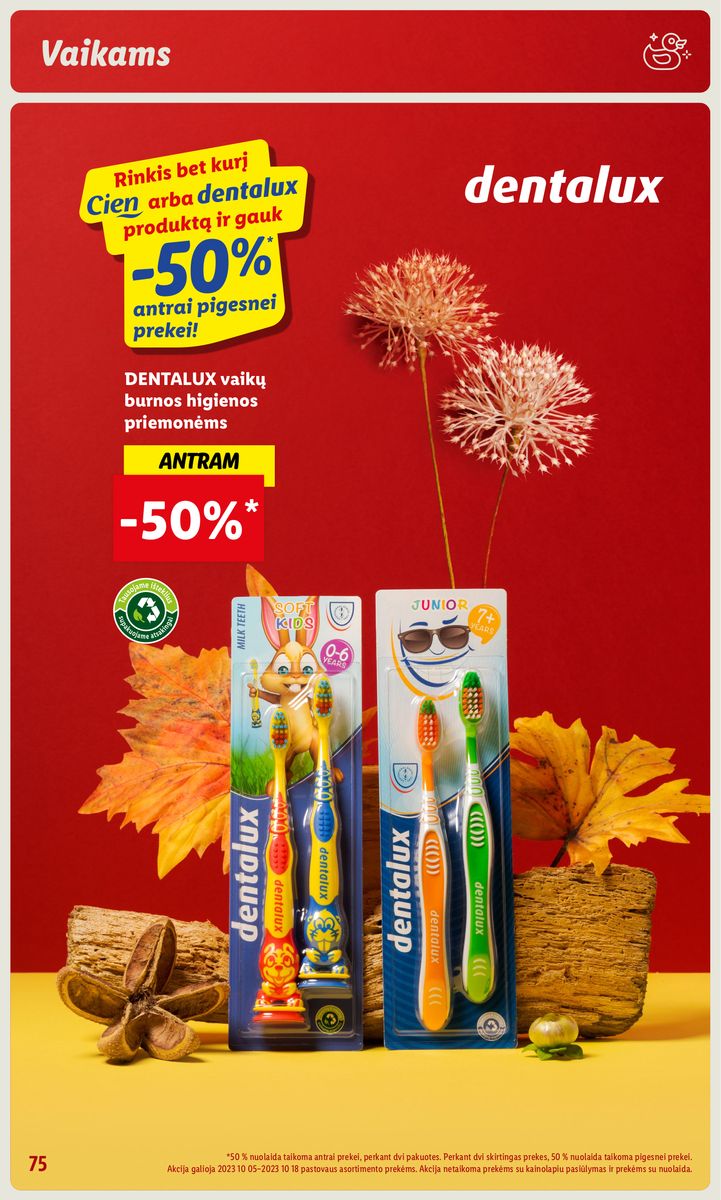 LIDL prekių katalogas "Grožio festivalis" galioja nuo 2023.10.05