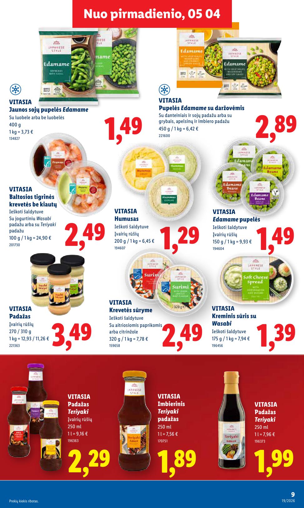 Naujausias LIDL kaininis katalogas 2026.05.04 - 2026.05.10