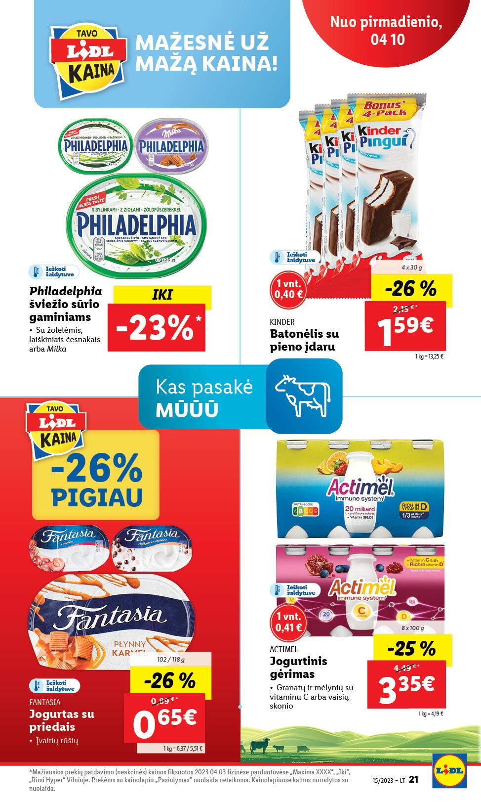 Naujausias LIDL kaininis katalogas 2023.04.10 - 2023.04.16