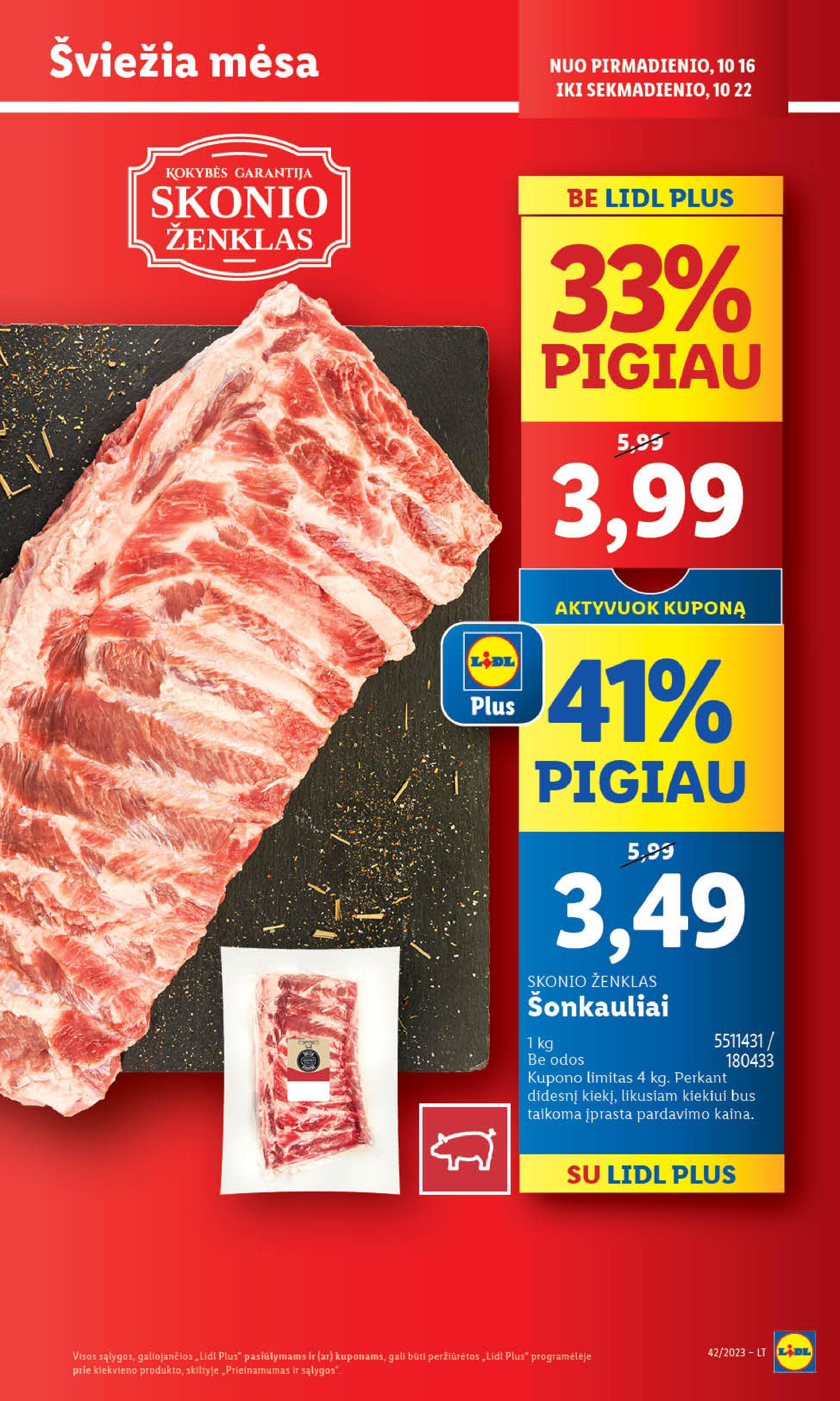 Naujausias LIDL kaininis katalogas 2023.10.16 - 2023.10.22