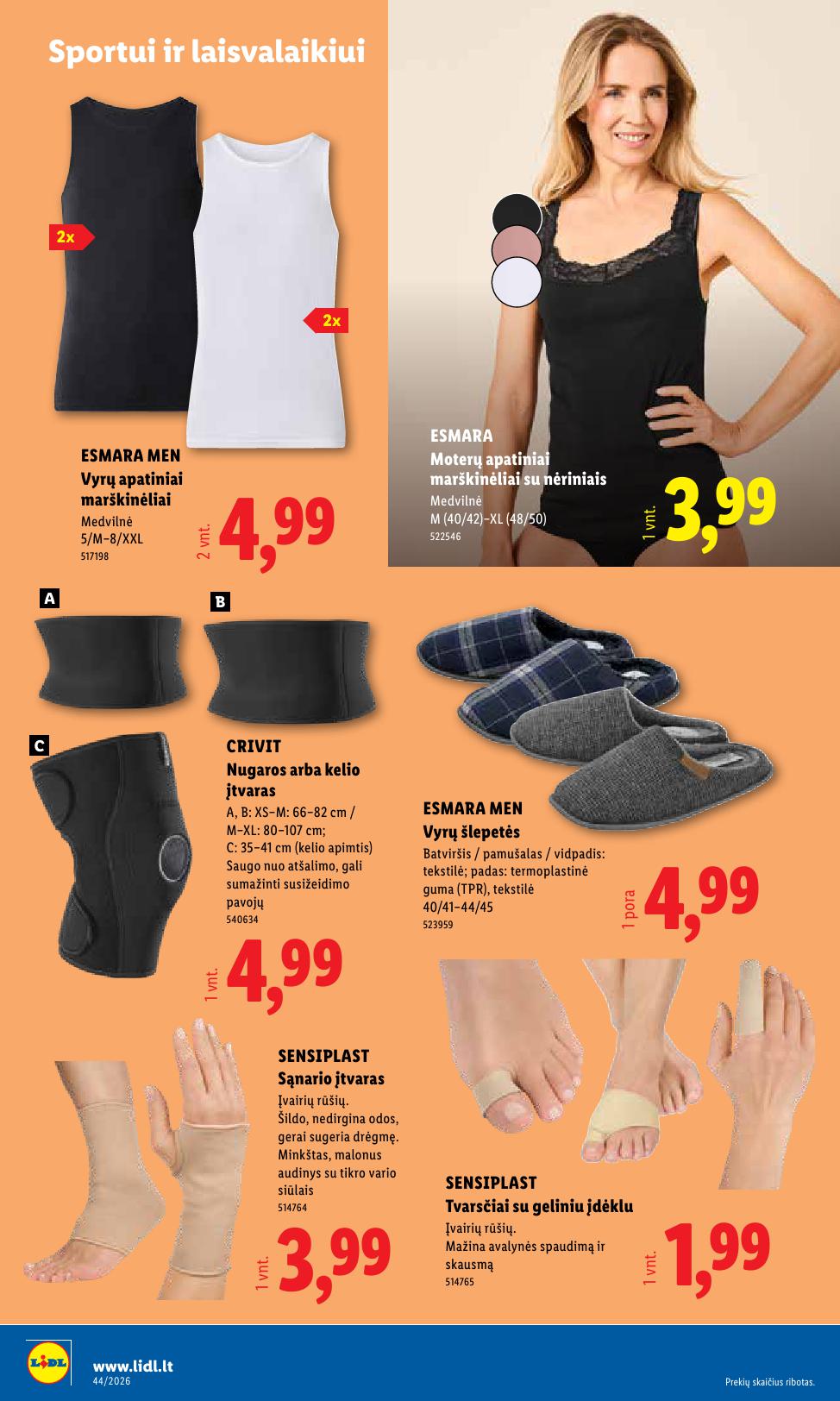 LIDL ne maisto prekių leidinys 2026.10.26 - 2026.11.01