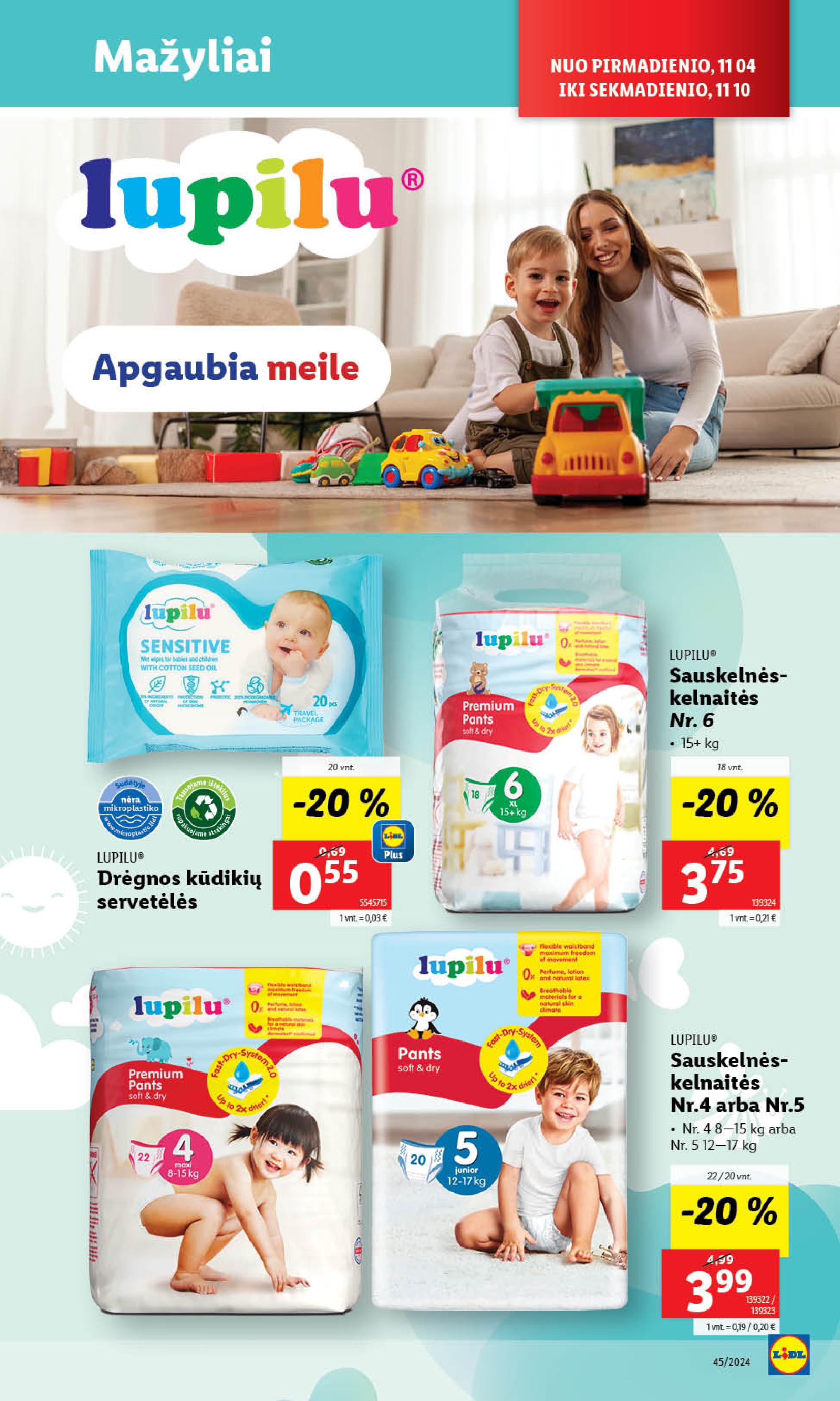 Naujausias LIDL kaininis katalogas 2024.11.04 - 2024.11.10