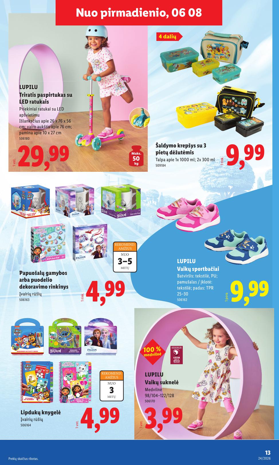 LIDL ne maisto prekių leidinys 2026.06.08 - 2026.06.14