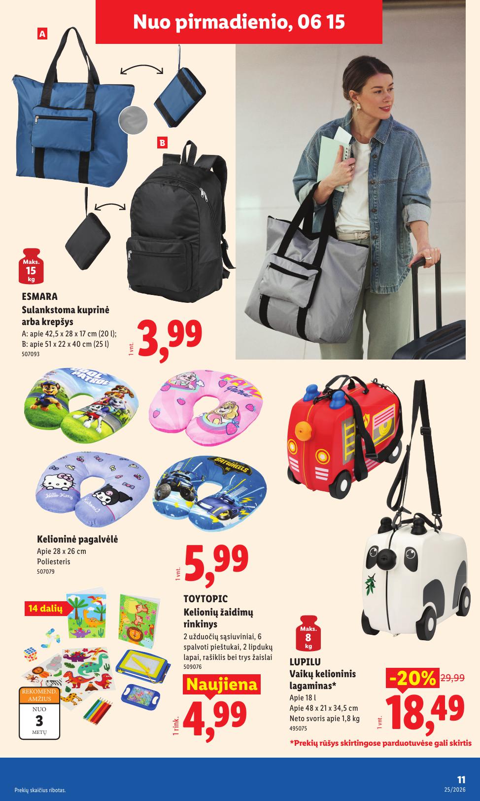 LIDL ne maisto prekių leidinys 2026.06.15 - 2026.06.21