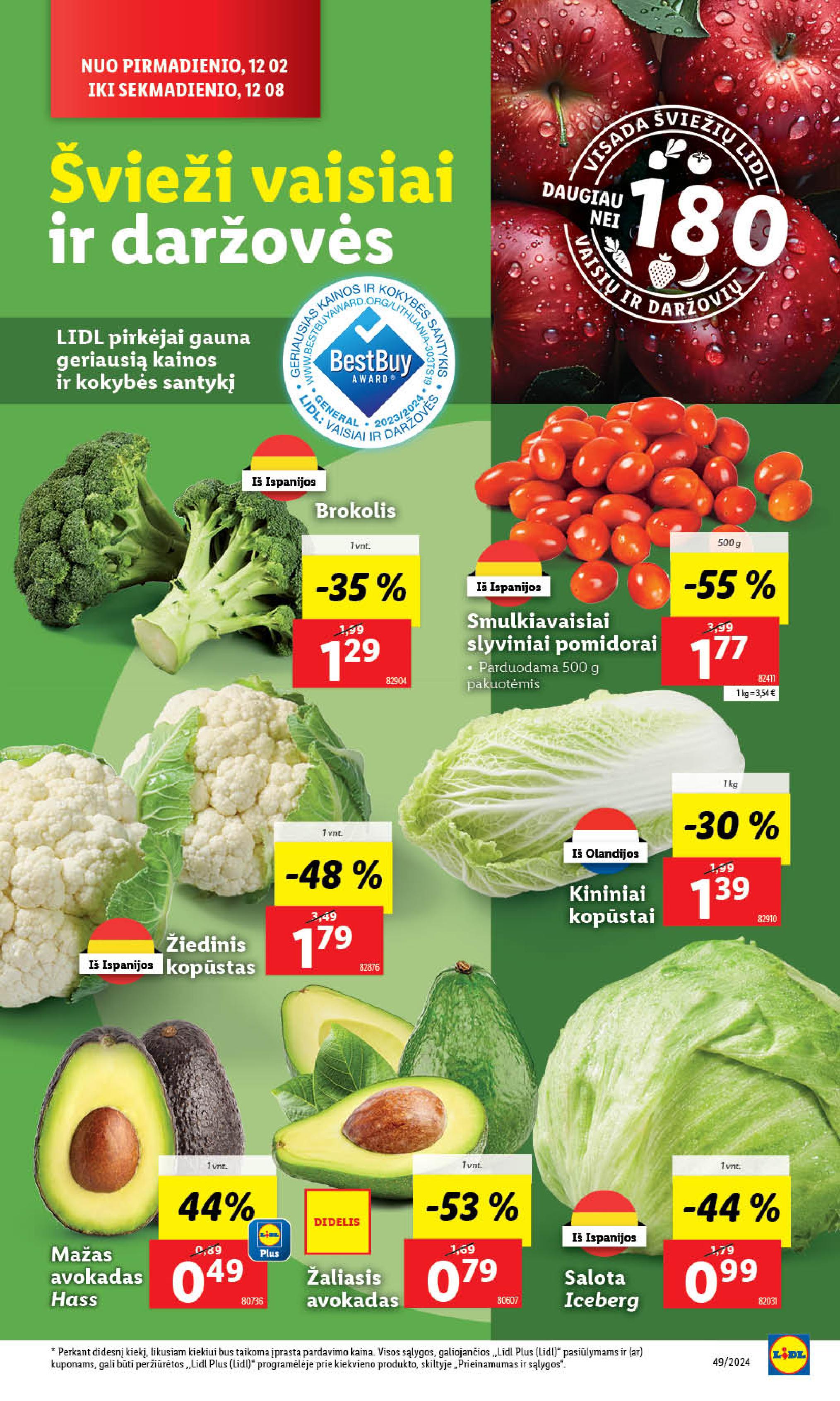 Naujausias LIDL kaininis katalogas 2024.12.02 - 2024.12.08
