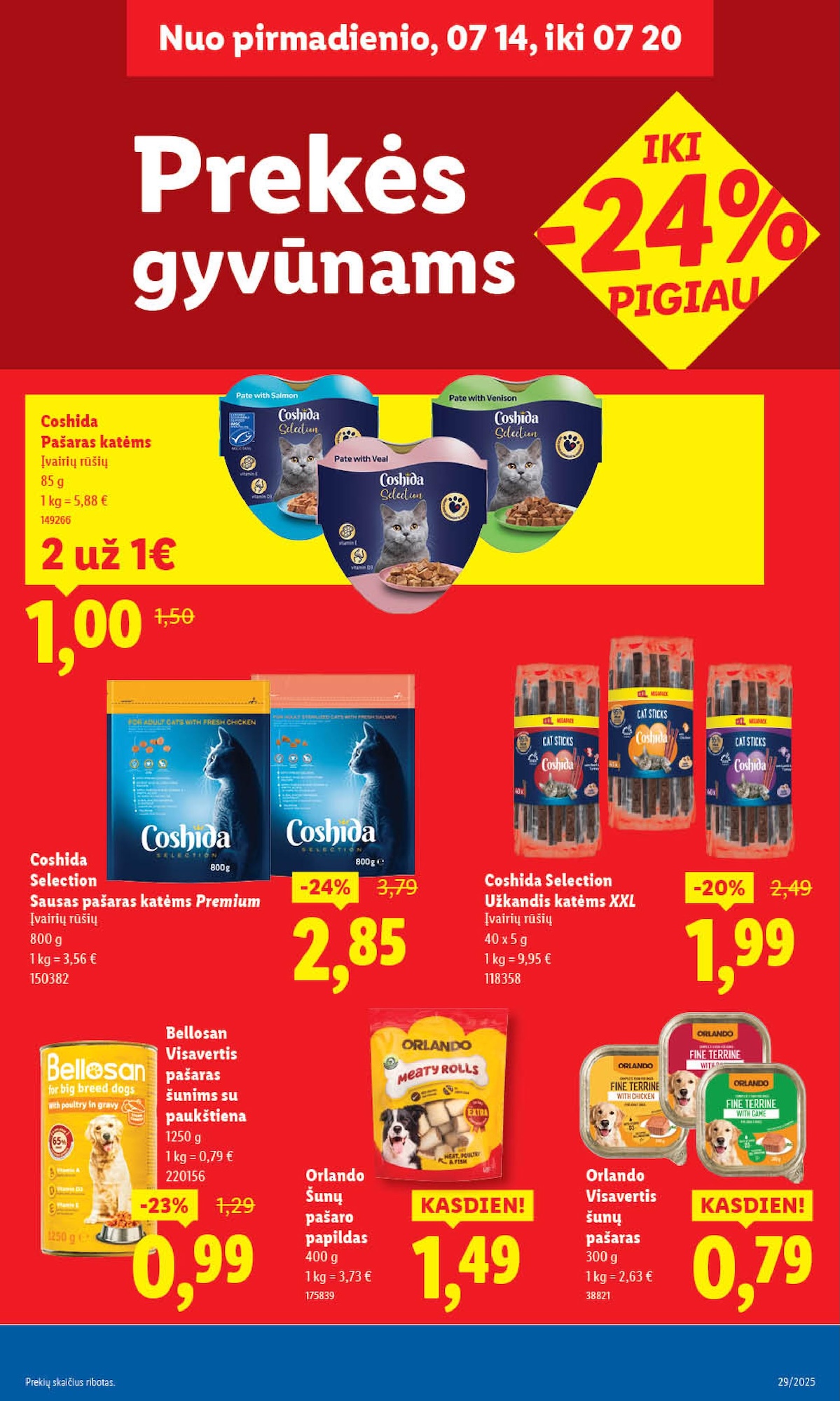 Naujausias LIDL kaininis katalogas 2025.07.14 - 2025.07.20