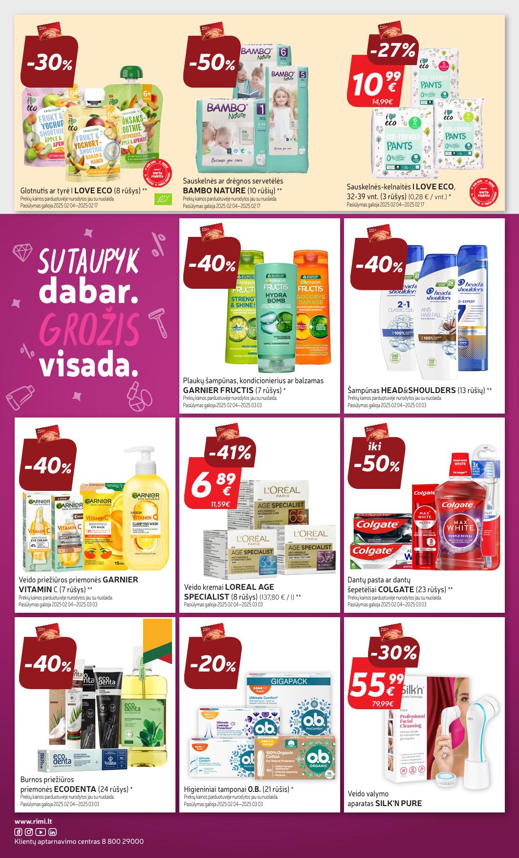 Naujausias RIMI kaininis katalogas 2025.02.04 - 2025.02.10