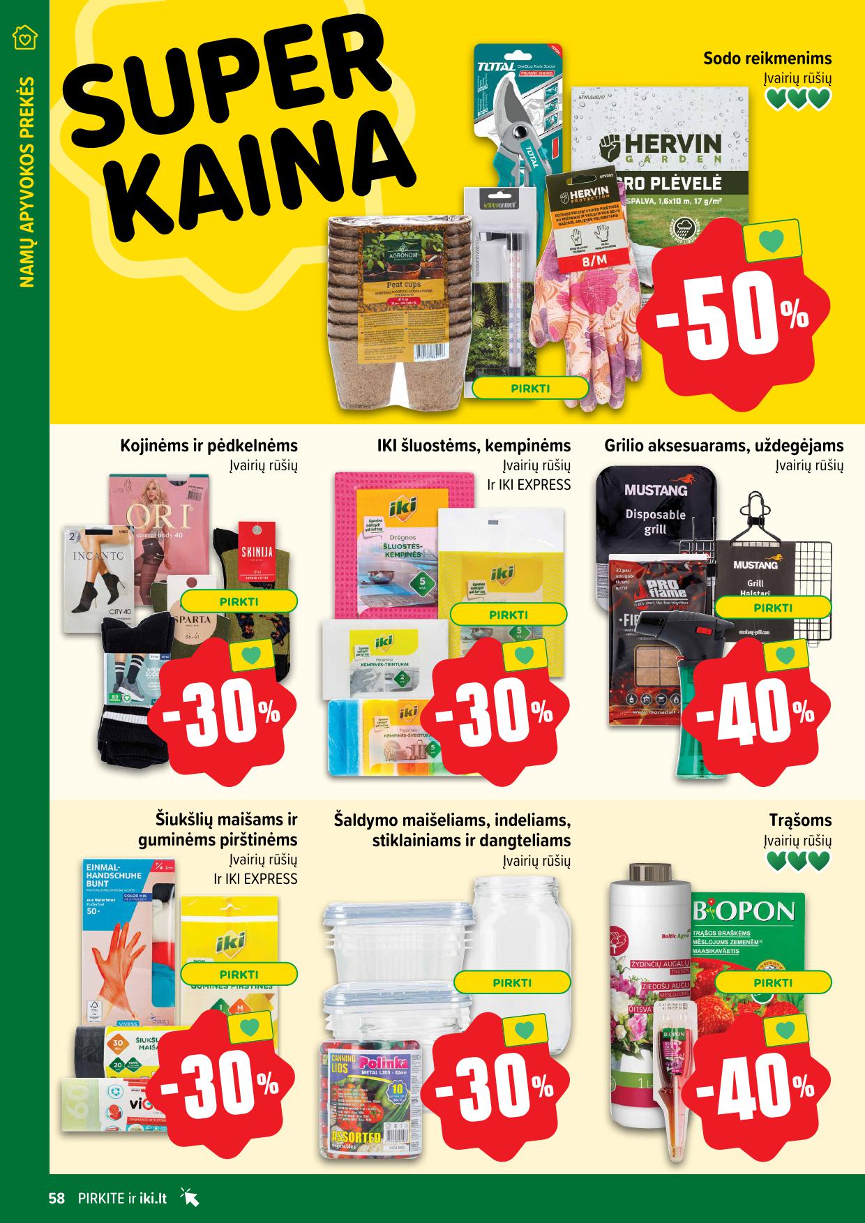 Naujausias IKI kaininis katalogas 2025.06.09 - 2025.06.15