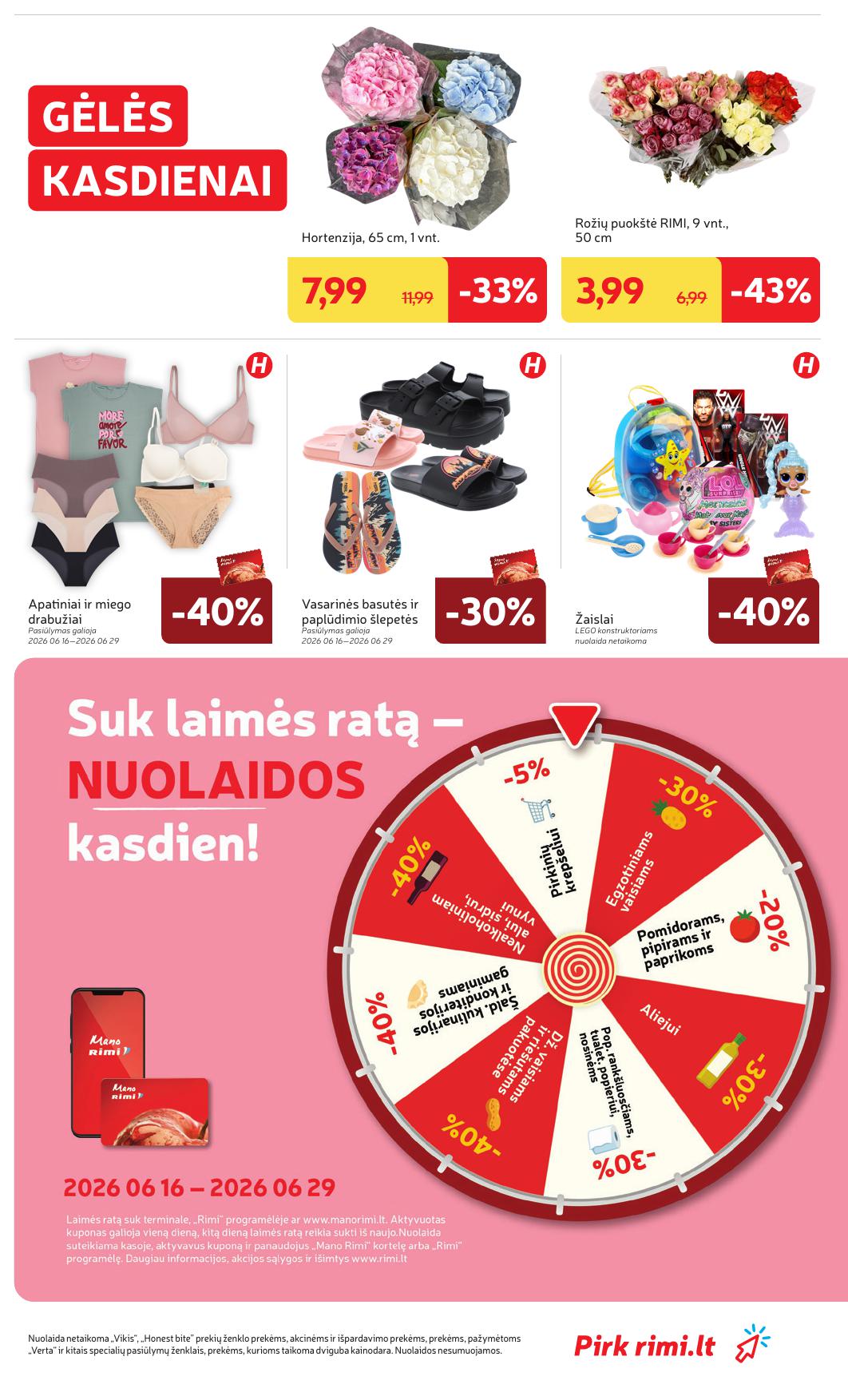 Naujausias RIMI kaininis katalogas 2026.06.16 - 2026.06.22
