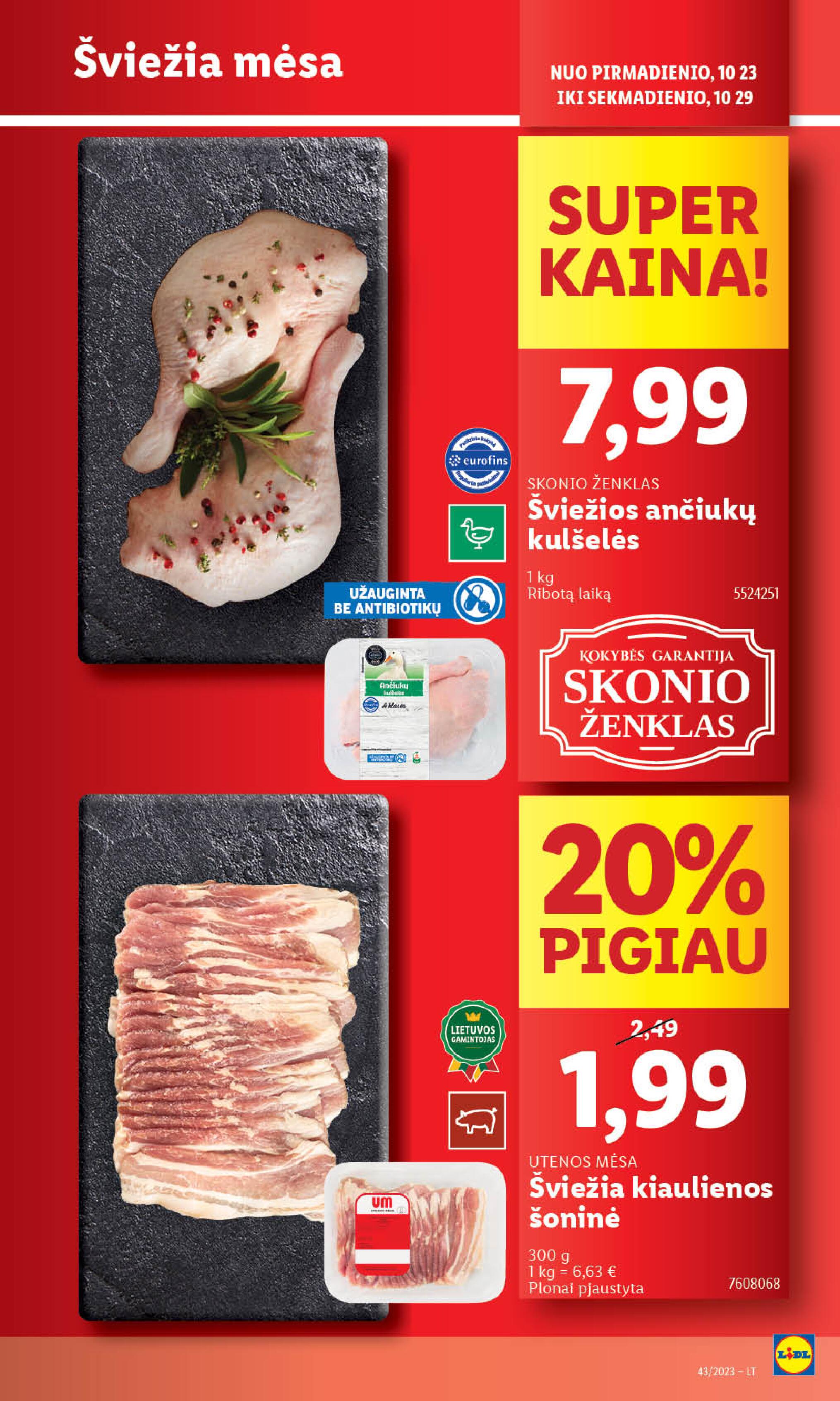 Naujausias LIDL kaininis katalogas 2023.10.23 - 2023.10.29