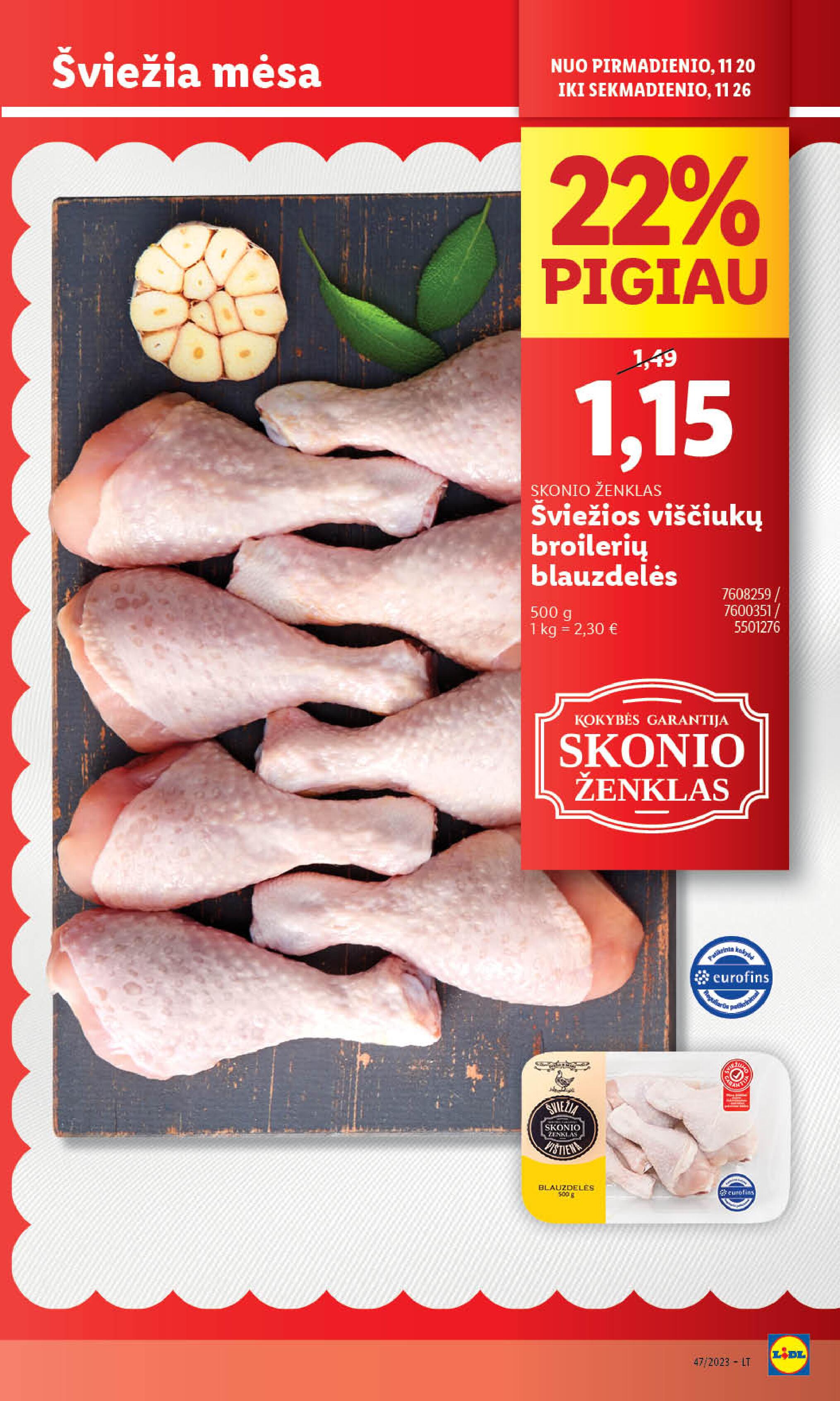 Naujausias LIDL kaininis katalogas 2023.11.20 - 2023.11.26