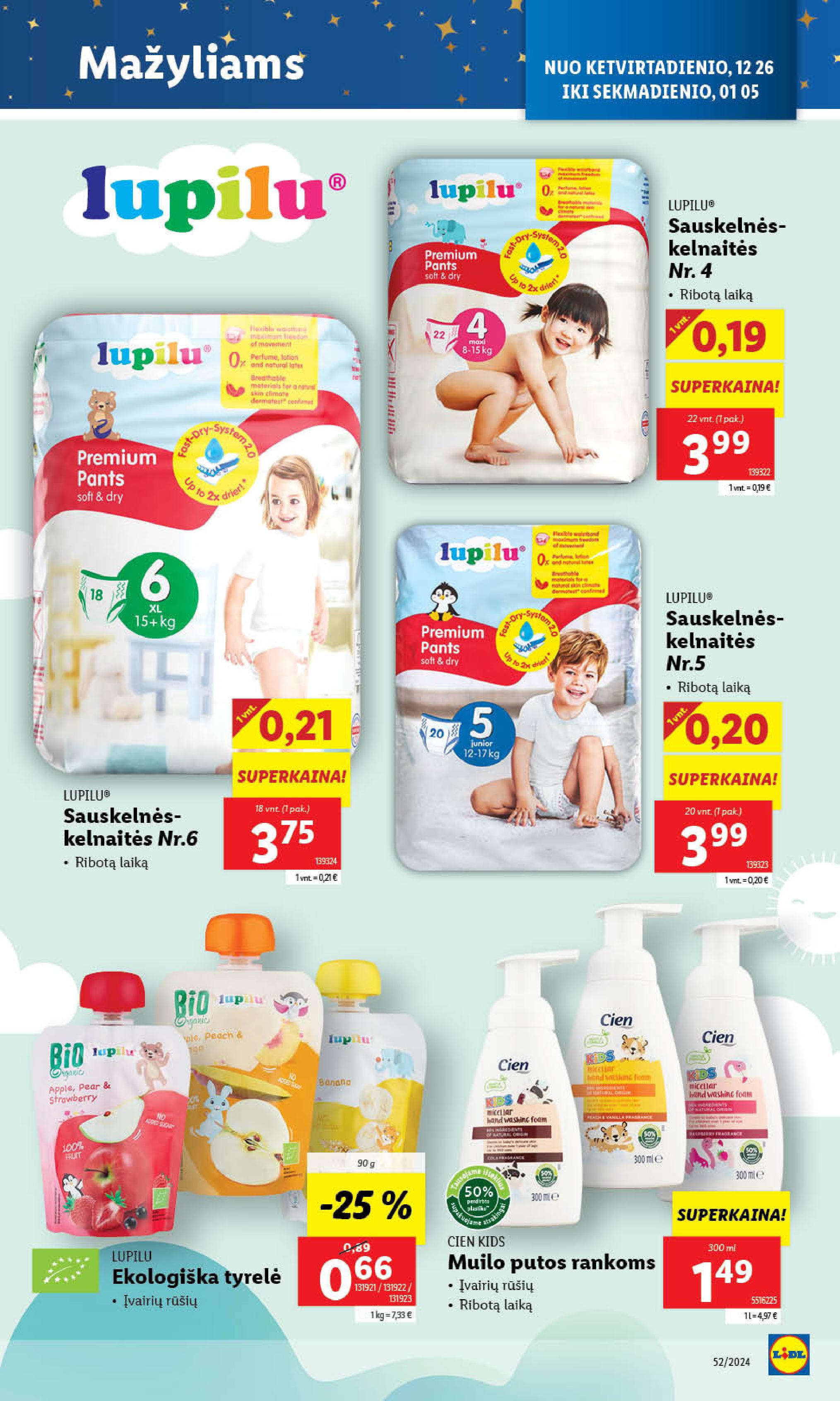 Naujausias LIDL kaininis katalogas 2024.12.26 - 2024.12.31