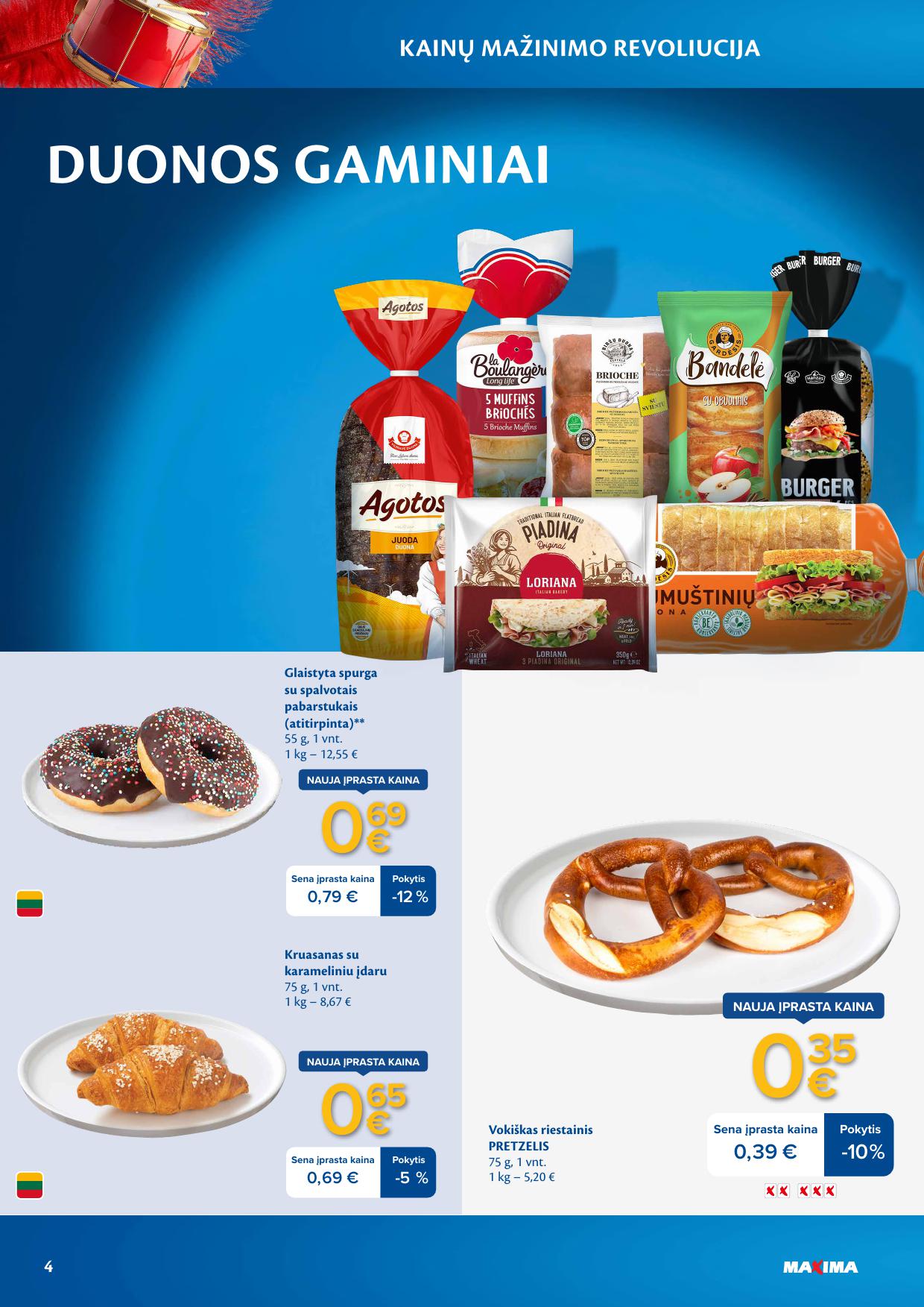 MAXIMA nuolaidų leidinys "Kainų mažinimo revoliucija"