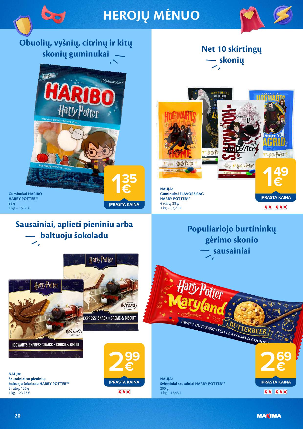 MAXIMA akcijų katalogas "HEROJŲ MĖNUO"