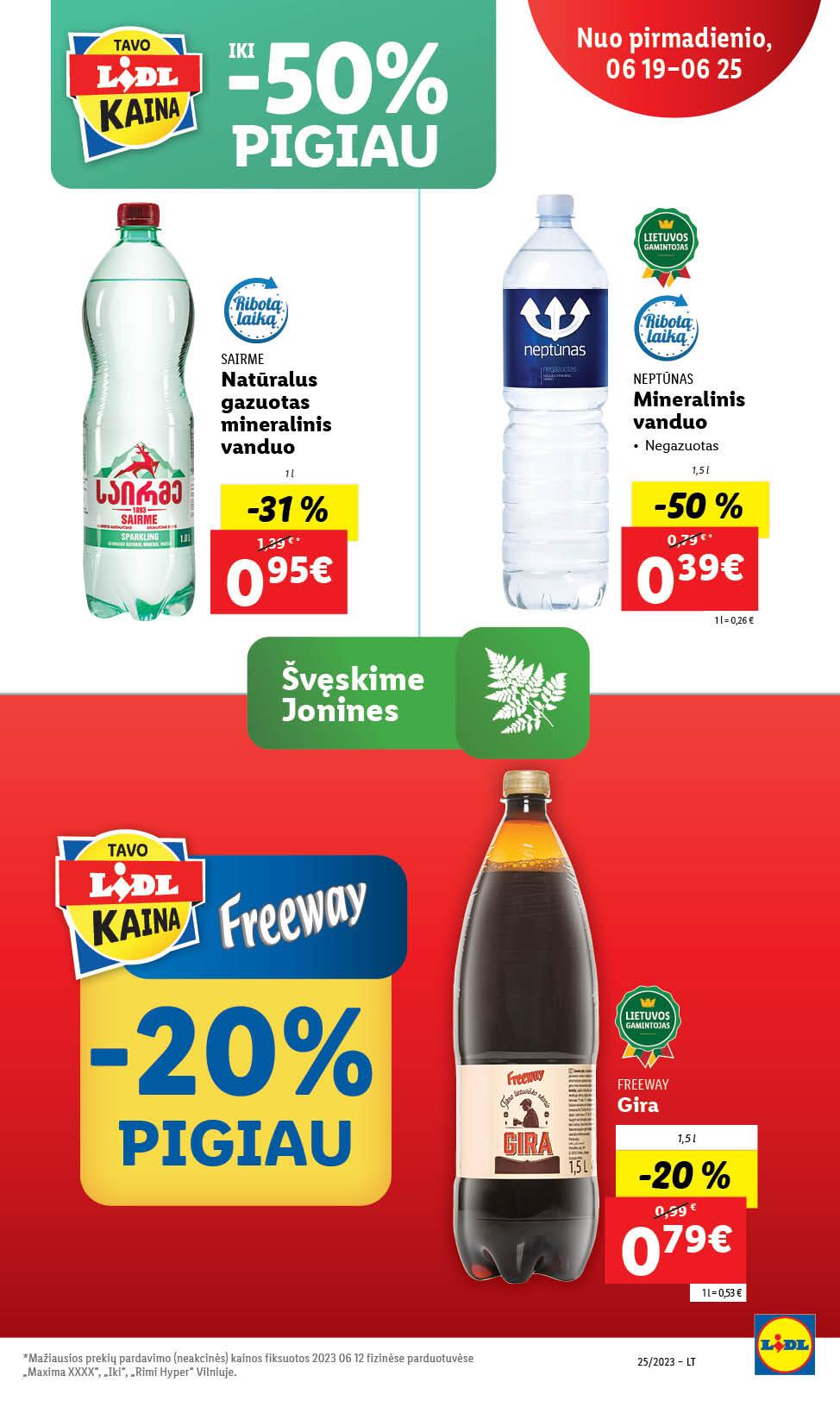 Naujausias LIDL kaininis katalogas 2023.06.19 - 2023.06.25