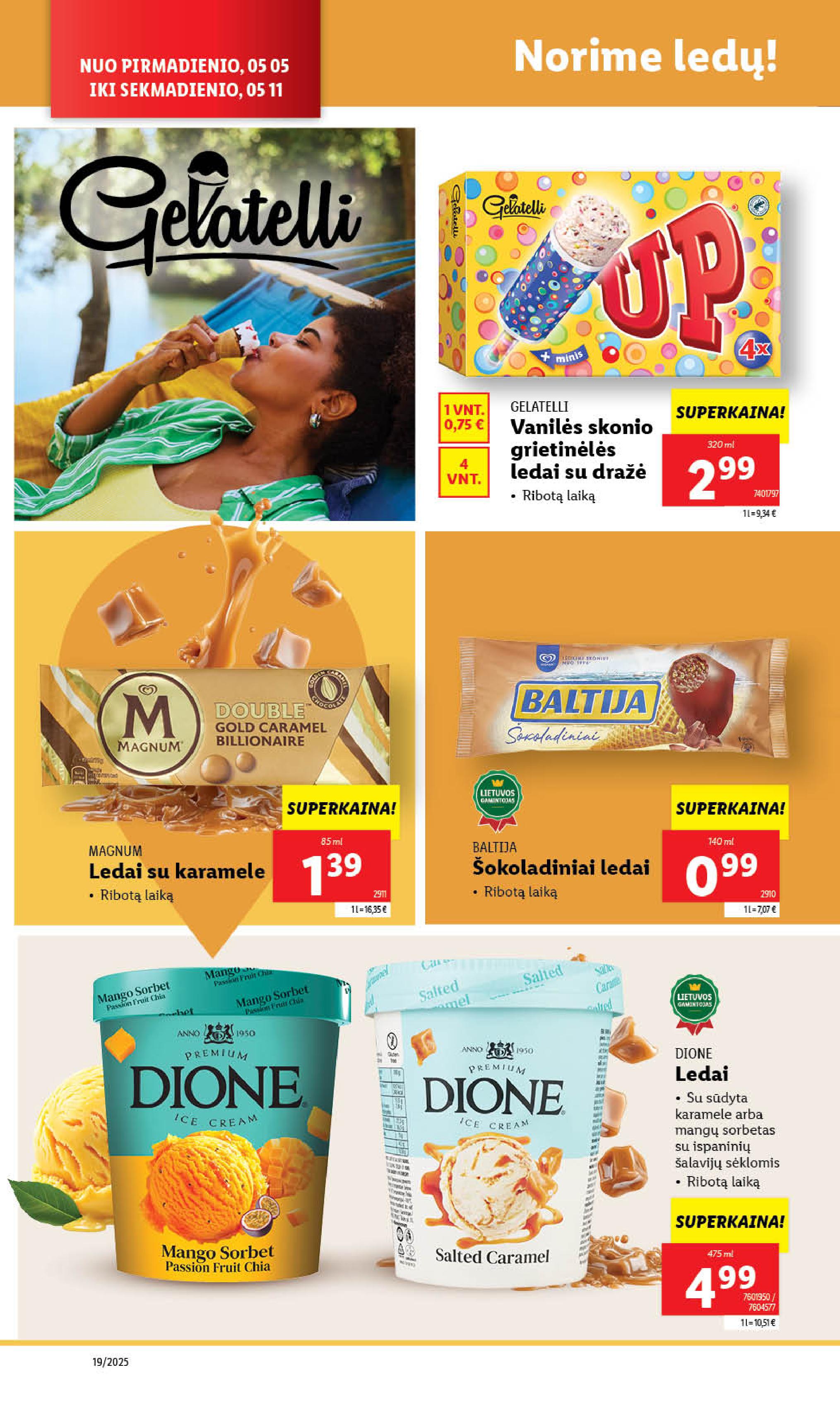 Naujausias LIDL kaininis katalogas 2025.05.05 - 2025.05.11