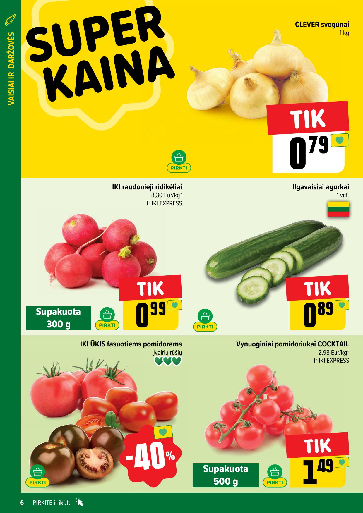 Naujausias IKI kaininis katalogas 2025.07.07 - 2025.07.13
