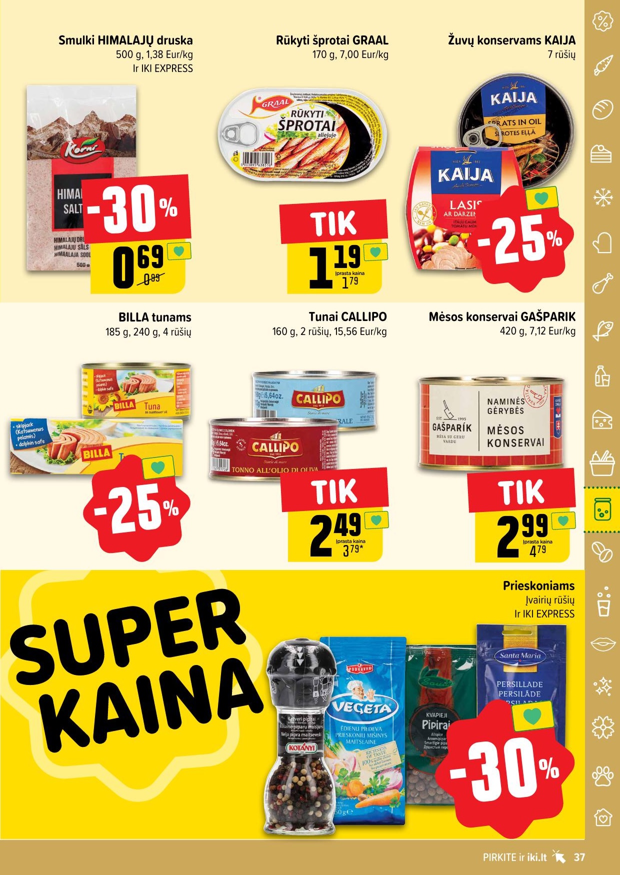 Naujausias IKI kaininis katalogas 2024.07.22 - 2024.07.28