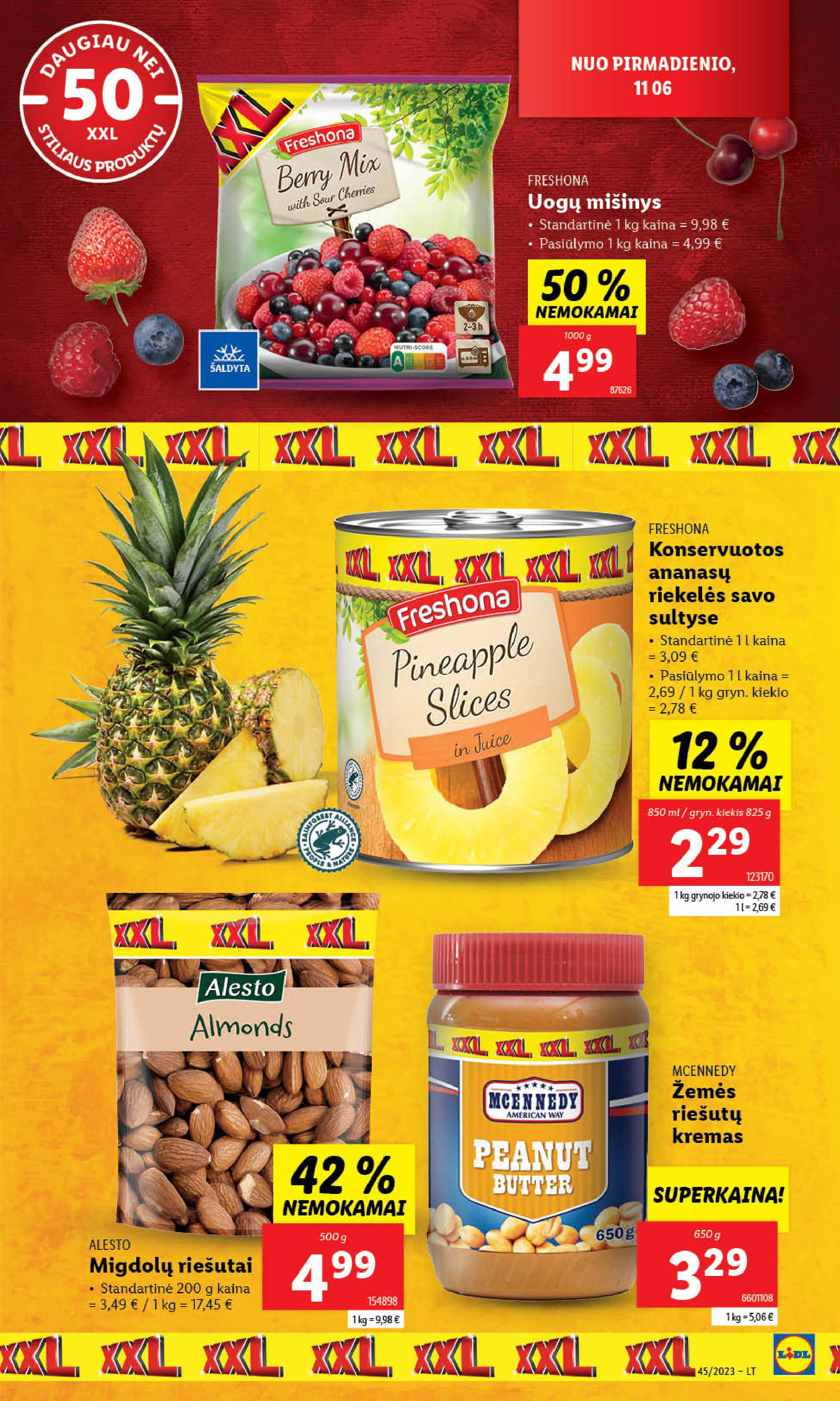 Naujausias LIDL kaininis katalogas 2023.11.06 - 2023.11.12