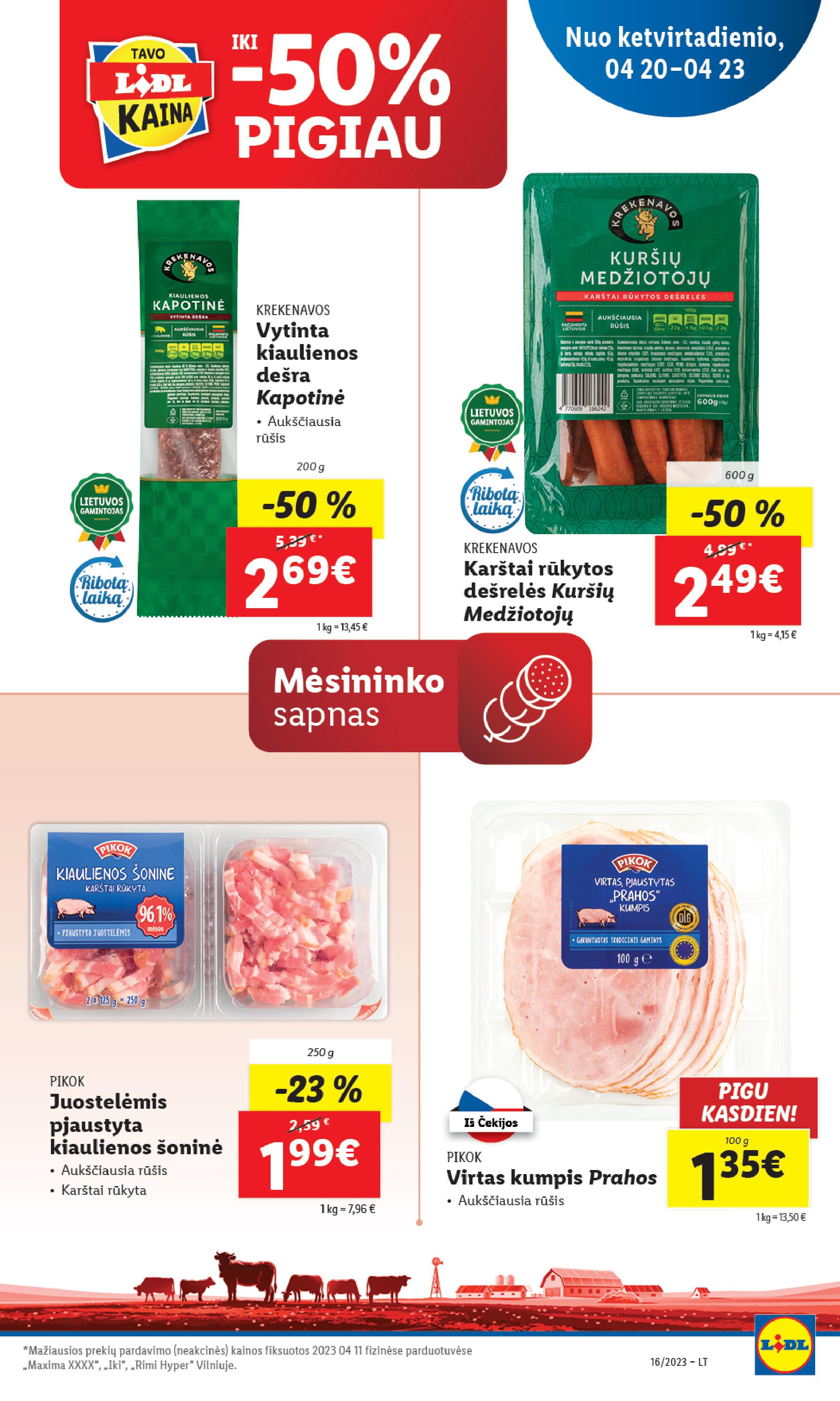 Naujausias LIDL kaininis katalogas 2023.04.17 - 2023.04.23