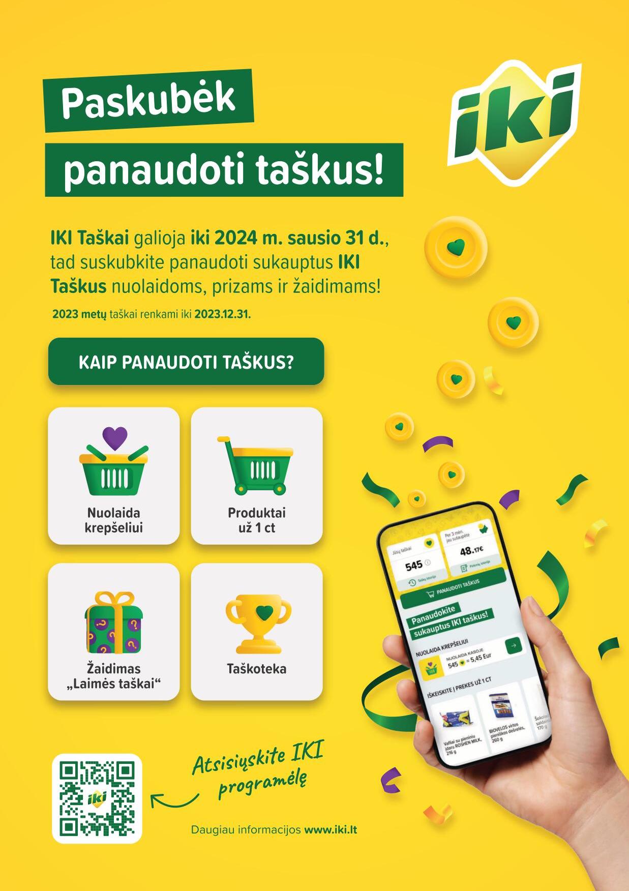 Naujausias IKI kaininis katalogas 2024.01.08 - 2024.01.14
