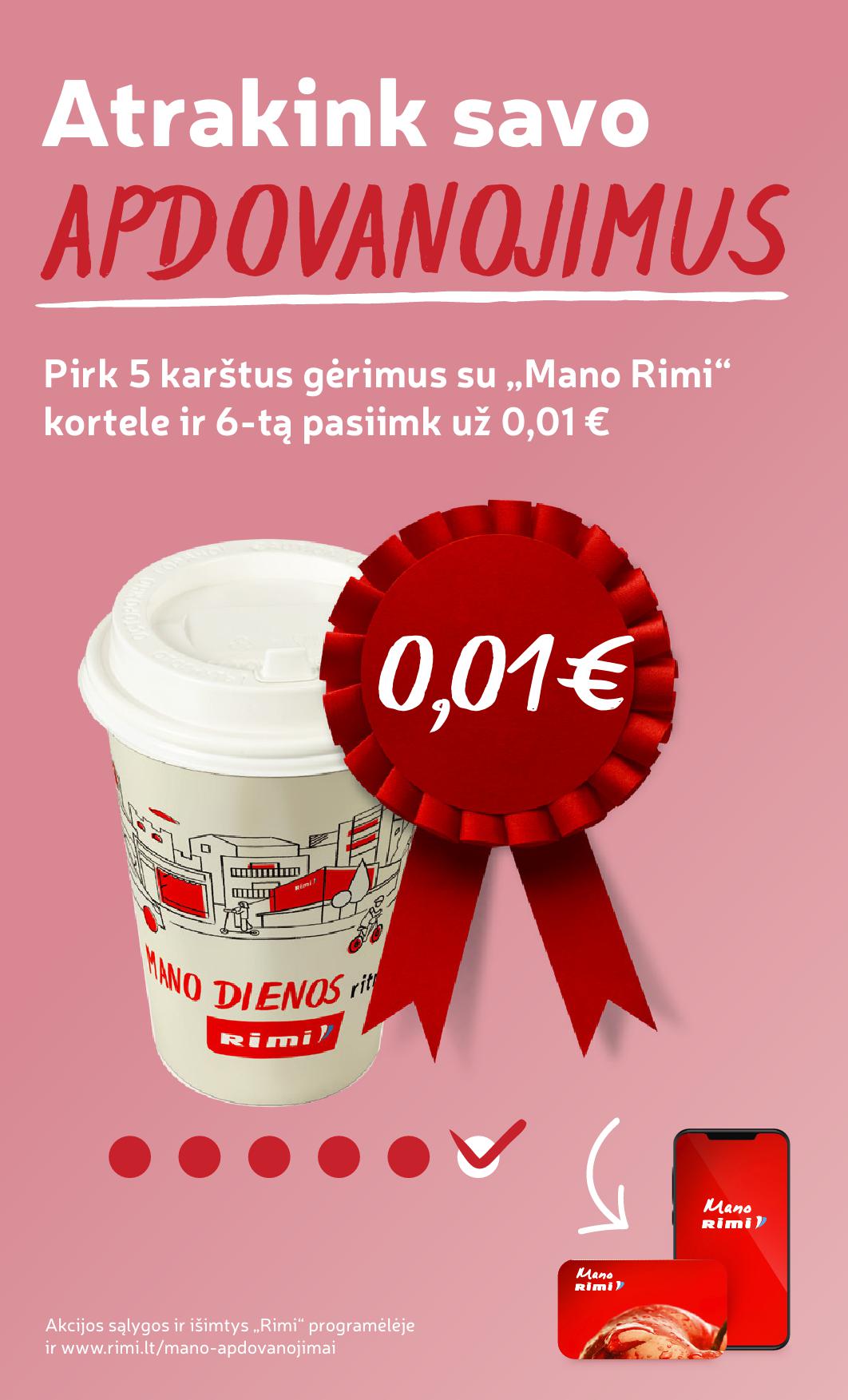 Naujausias RIMI kaininis katalogas 2026.03.31 - 2026.04.06