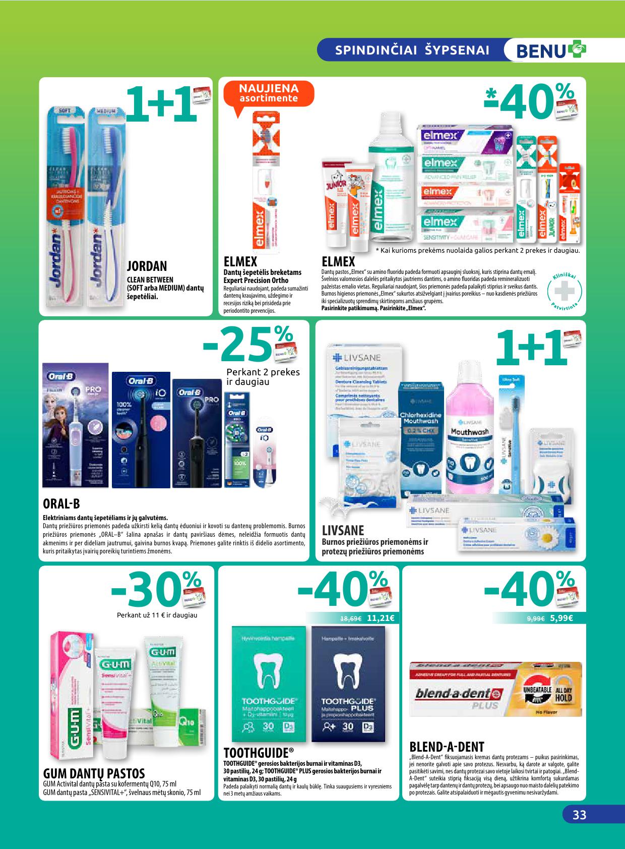 BENU vaistinės akcijų ir nuolaidų leidinys 2026.04.01 - 2026.04.30