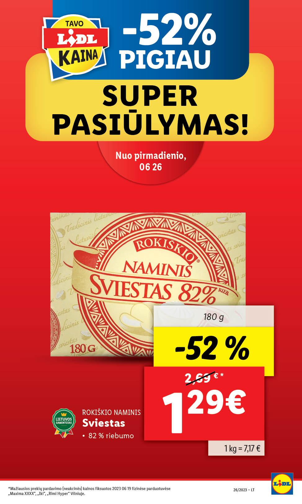 Naujausias LIDL kaininis katalogas 2023.06.26 - 2023.07.02
