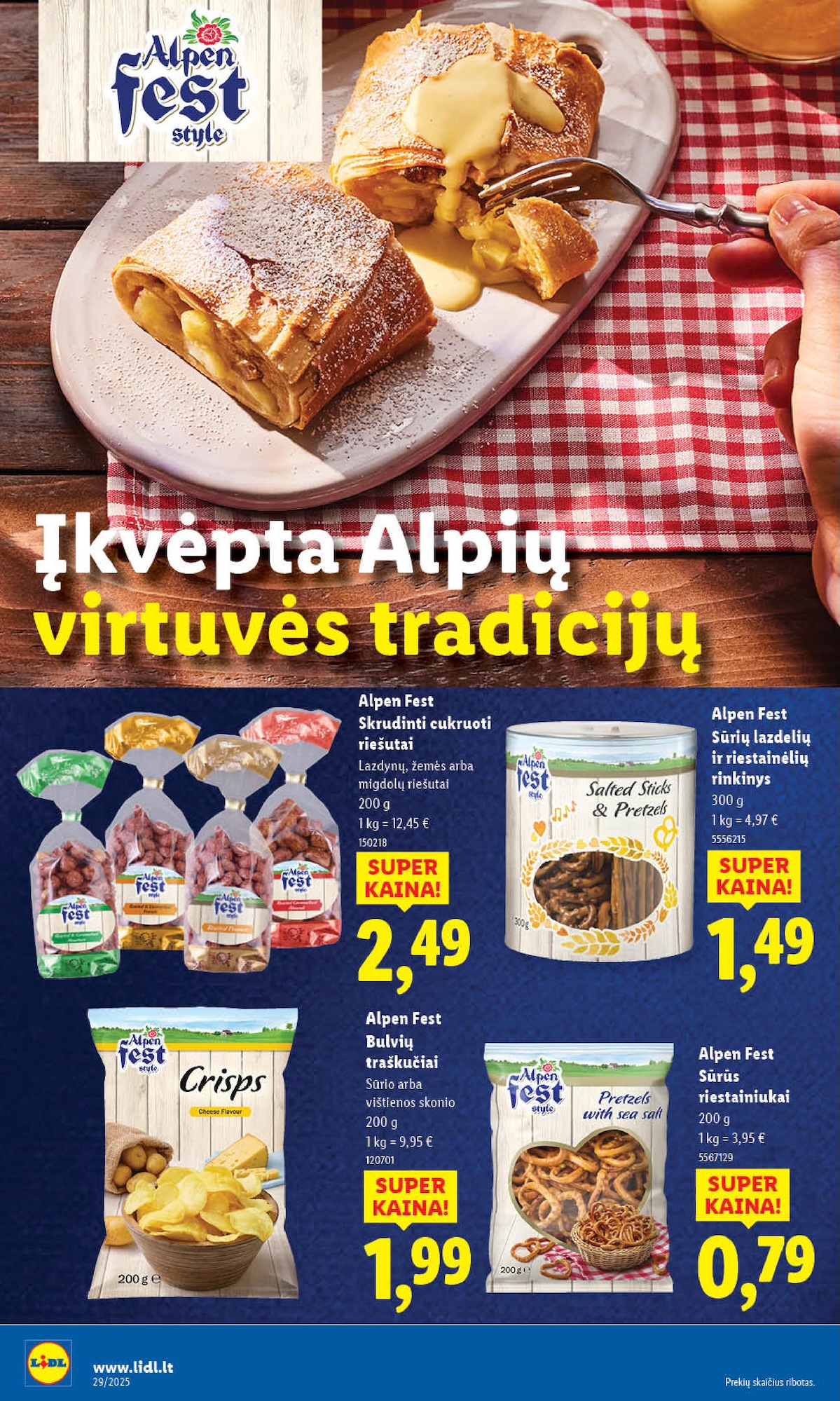 Naujausias LIDL kaininis katalogas 2025.07.14 - 2025.07.20