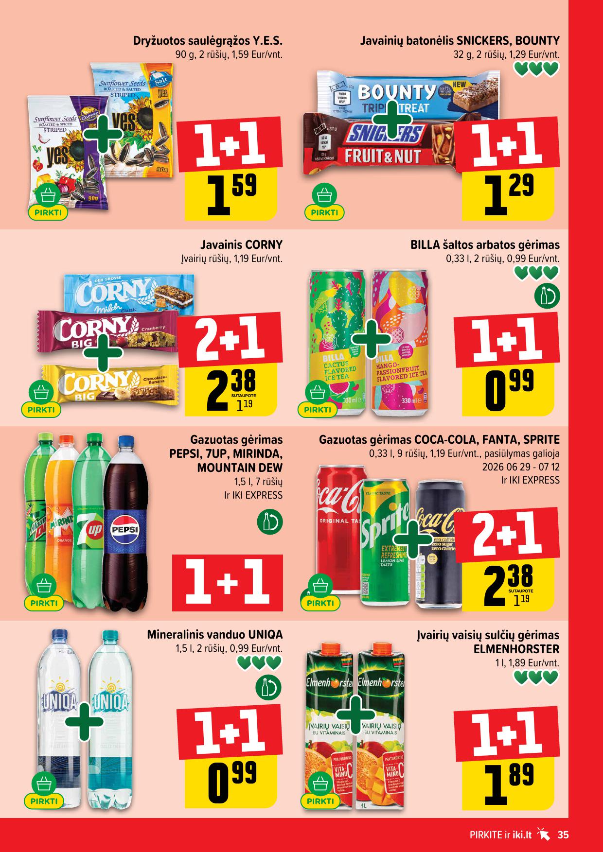 IKI SAVAITĖLĖ akcijų ir nuolaidų leidinys Nr.27 2026.06.29 - 2026.07.05