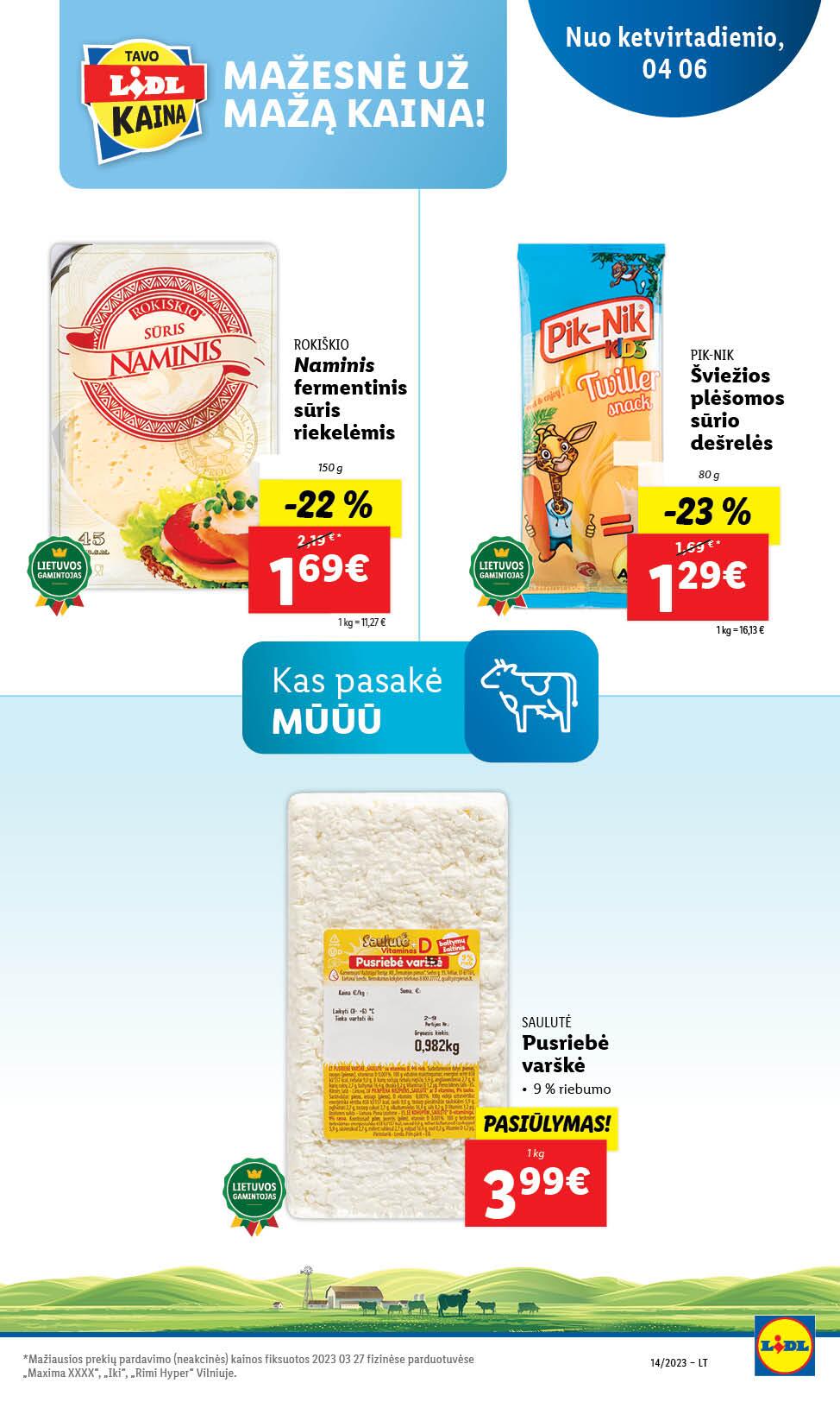 Naujausias LIDL kaininis katalogas 2023.04.03 - 2023.04.09