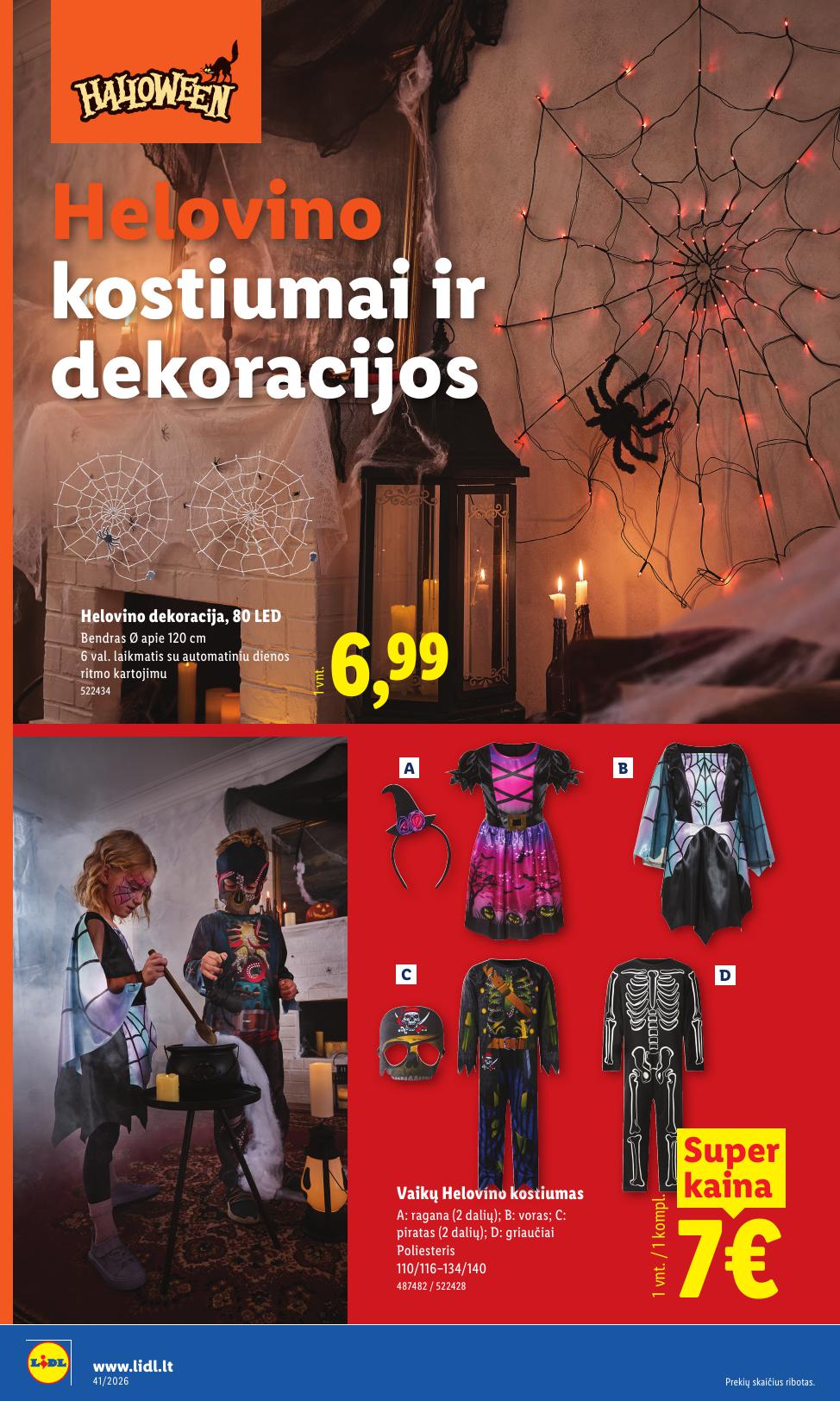 LIDL ne maisto prekių leidinys 2026.10.05 - 2026.10.11