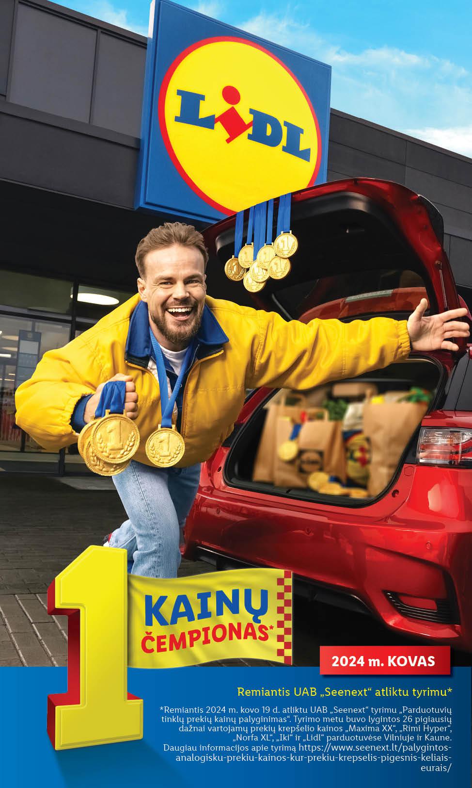 Naujausias LIDL kaininis katalogas 2024.04.01 - 2024.04.07
