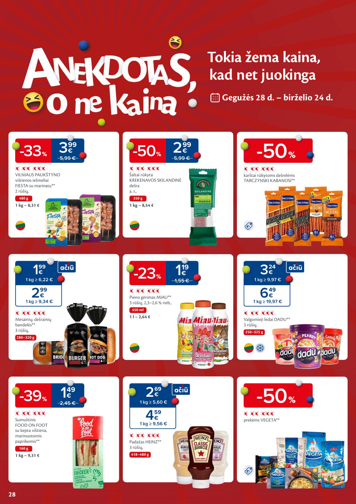 Naujausias MAXIMA kaininis katalogas 2024.05.28 - 2024.06.03