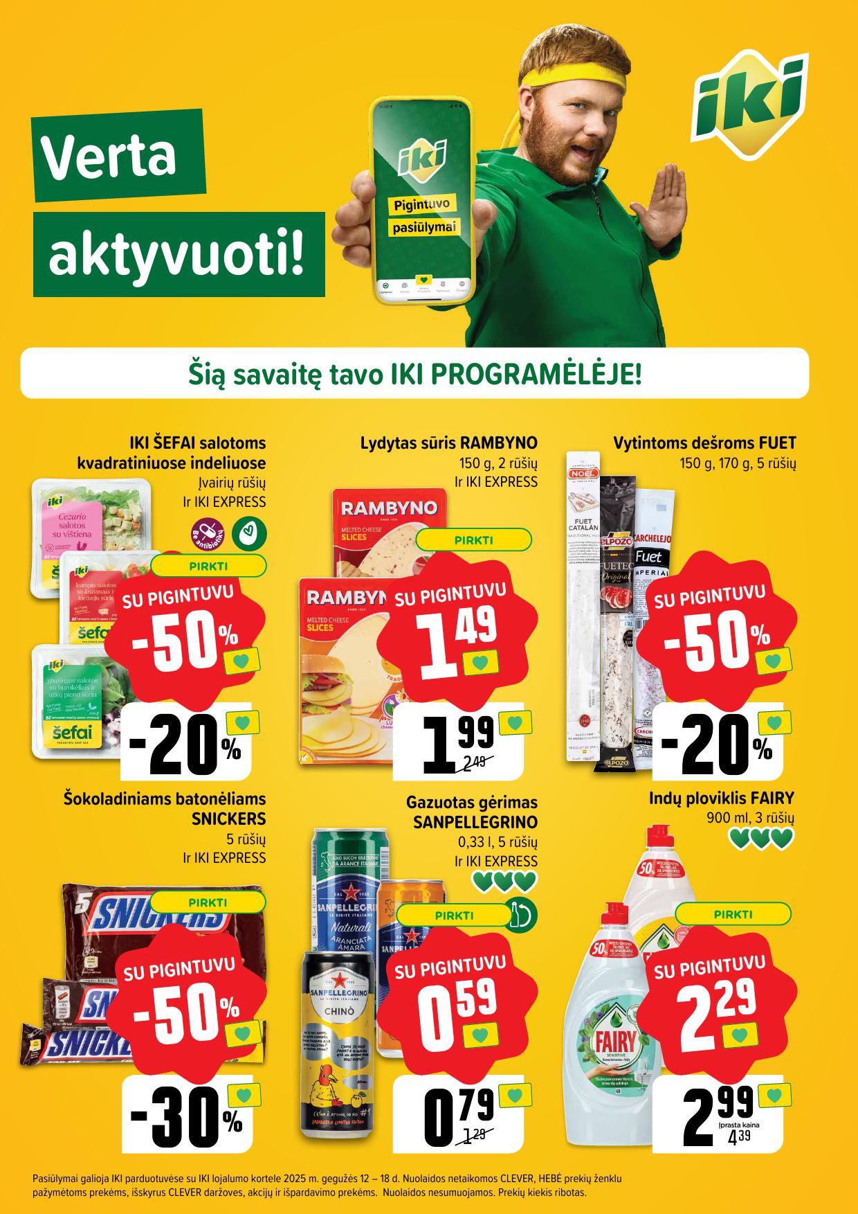 Naujausias IKI kaininis katalogas 2025.05.12 - 2025.05.18