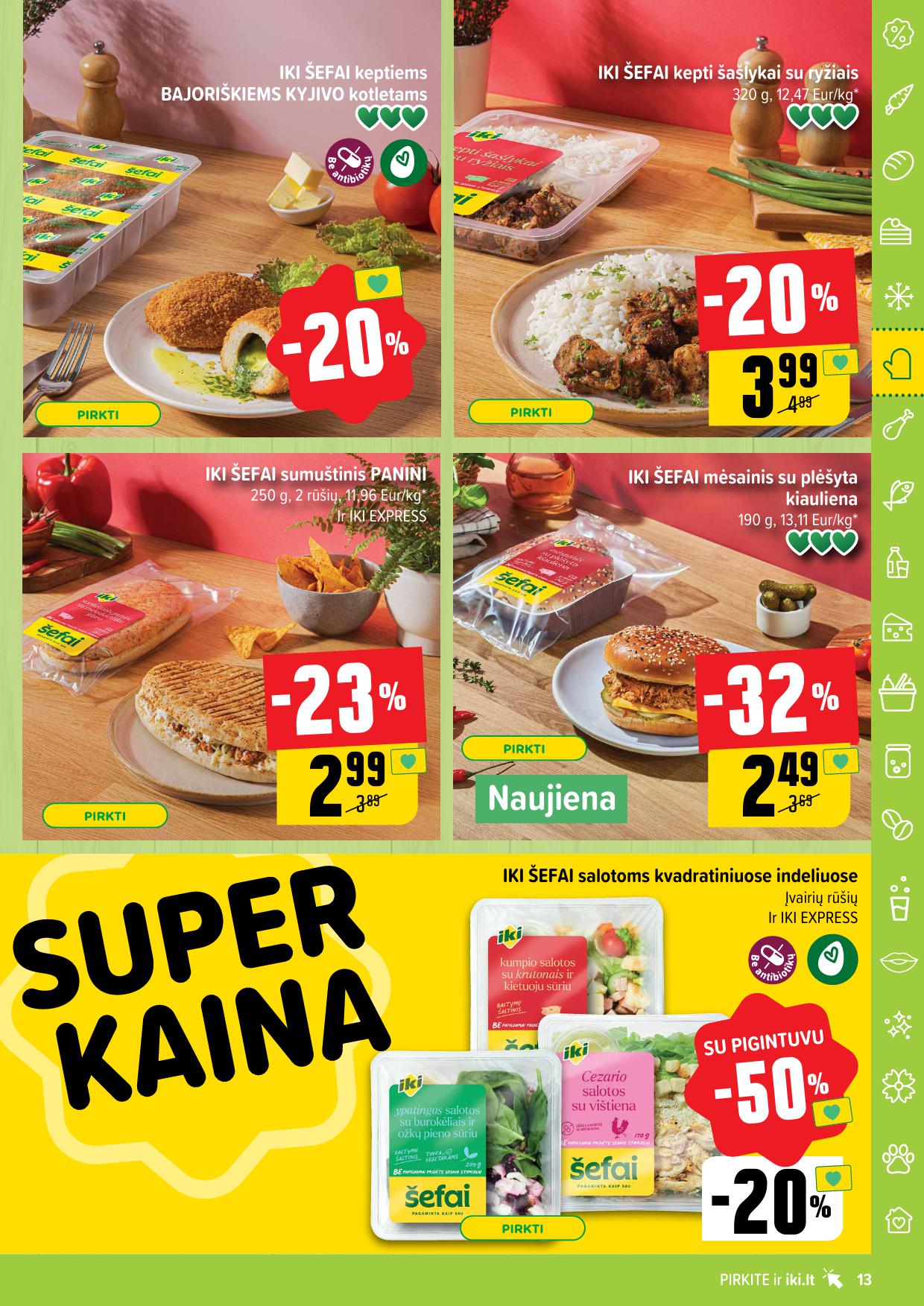 Naujausias IKI kaininis katalogas 2025.05.12 - 2025.05.18