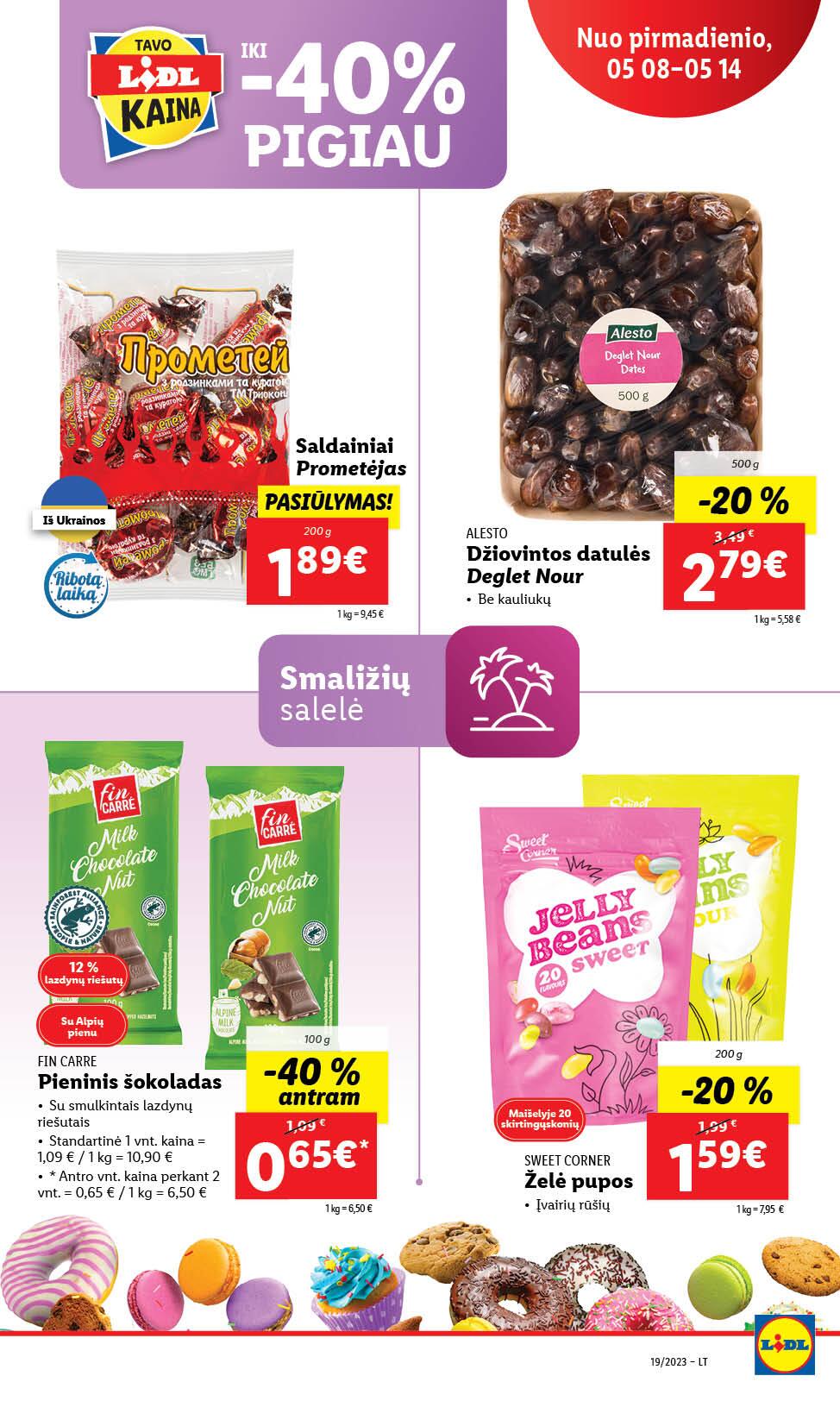 Naujausias LIDL kaininis katalogas 2023.05.08 - 2023.05.14