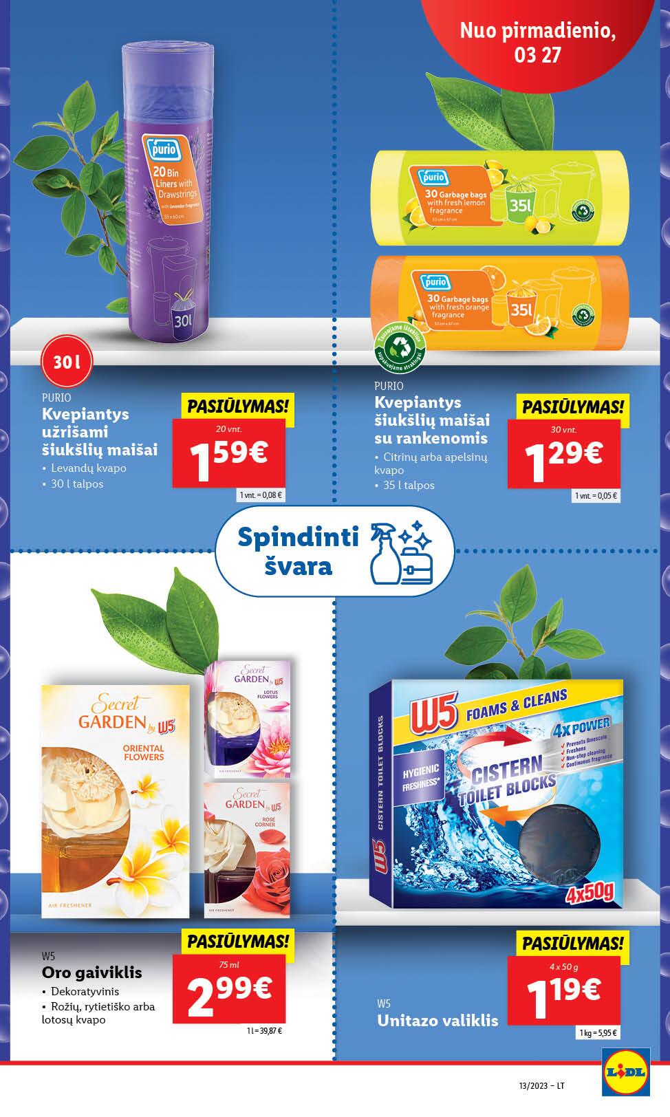 Naujausias LIDL kaininis katalogas 2023.03.16 - 2023.04.02
