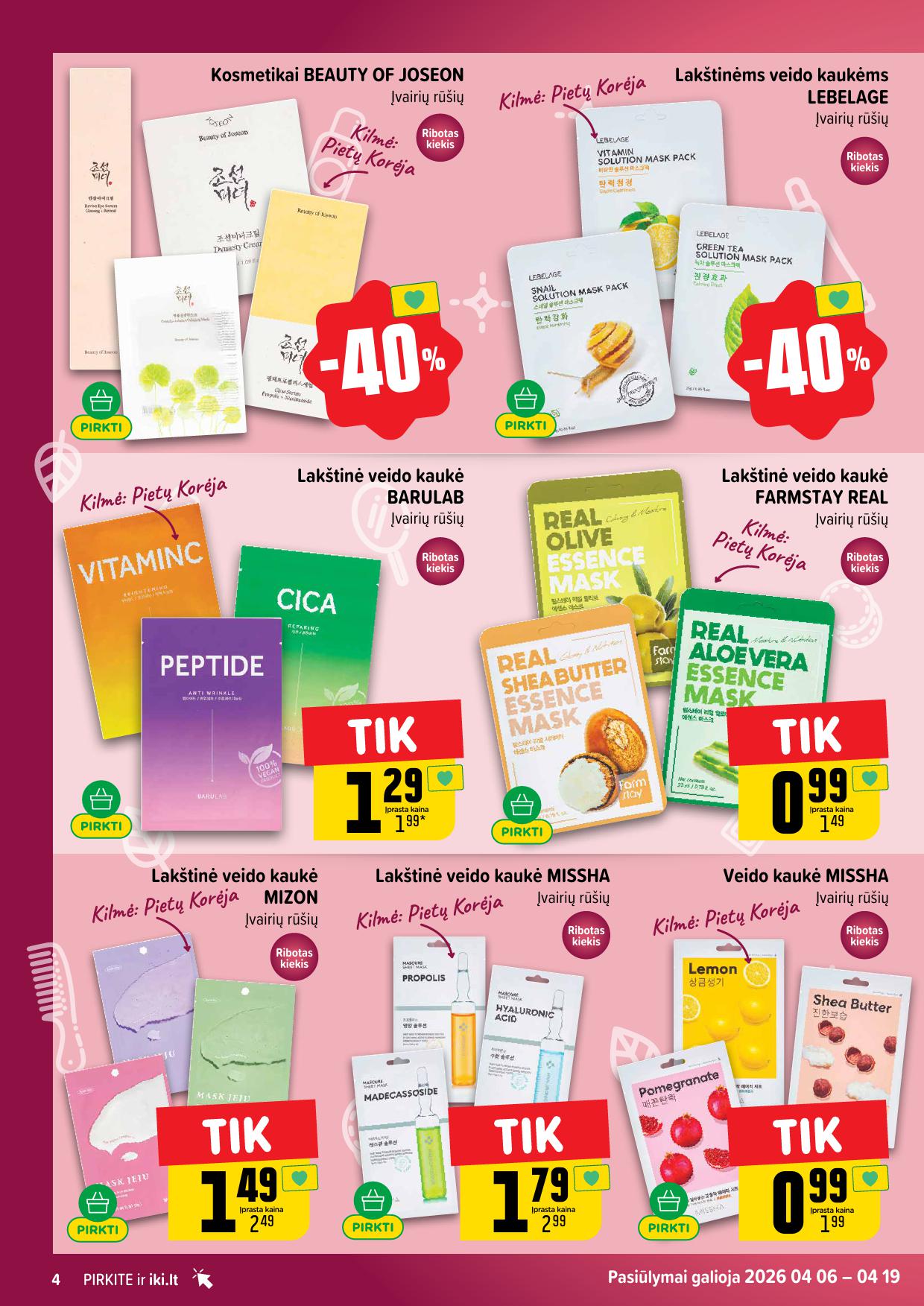 Naujausias IKI kaininis katalogas 2026.04.13 - 2026.04.19