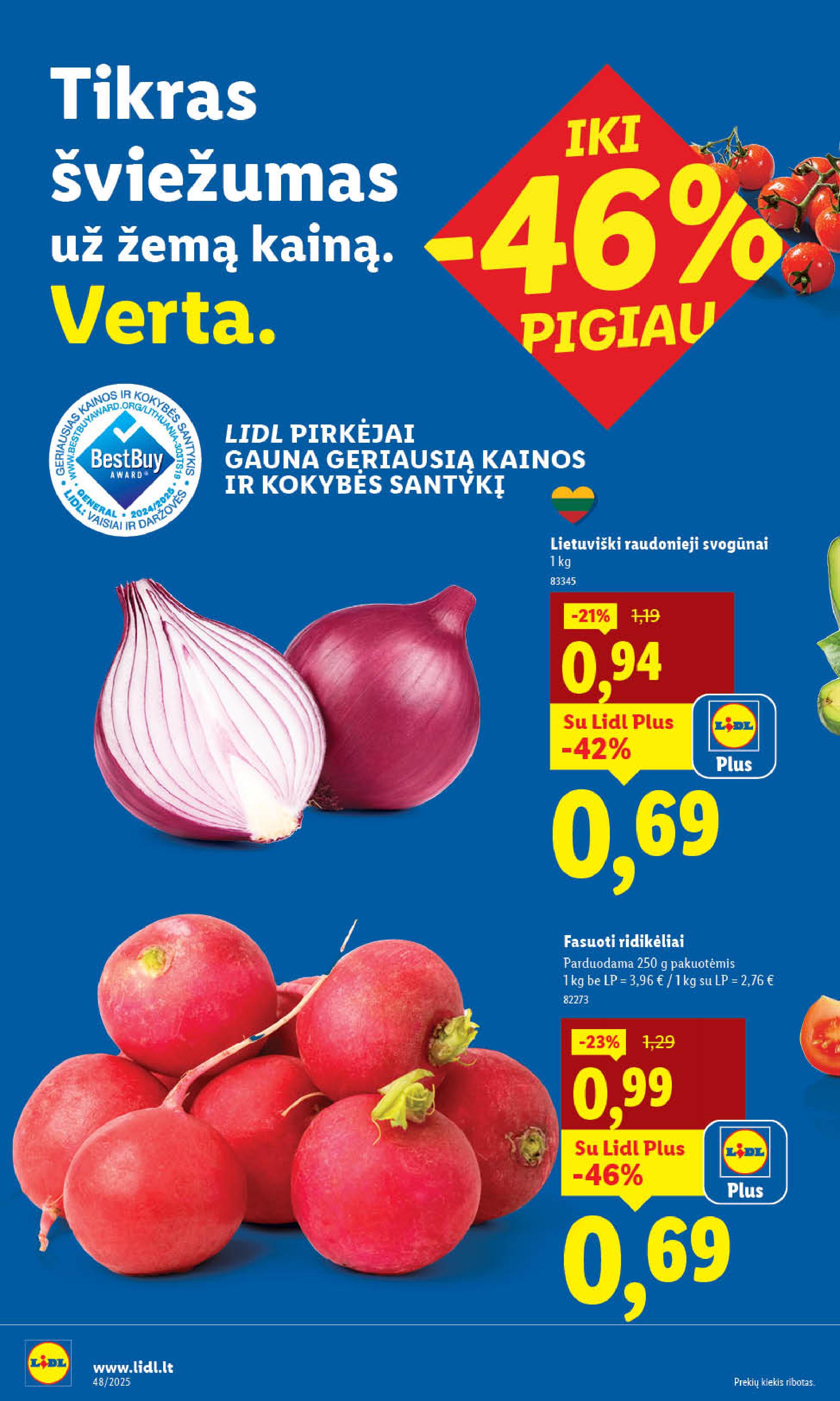 Naujausias LIDL kaininis katalogas 2025.11.24 - 2025.11.30