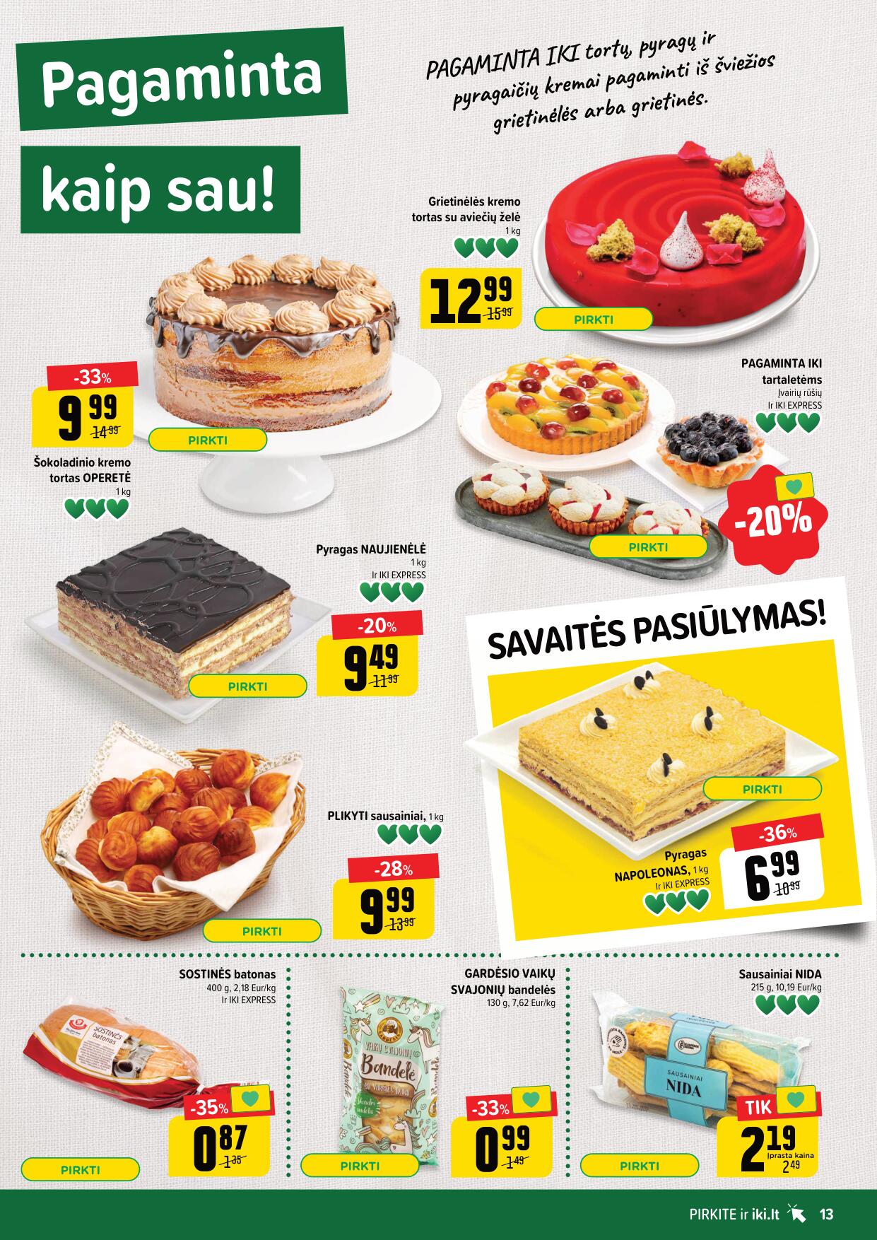 Naujausias IKI kaininis katalogas 2023.07.10 - 2023.07.16
