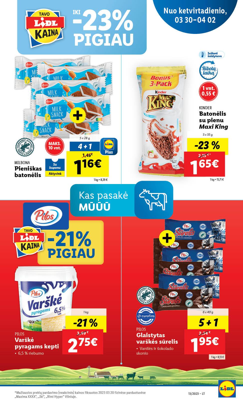 Naujausias LIDL kaininis katalogas 2023.03.16 - 2023.04.02