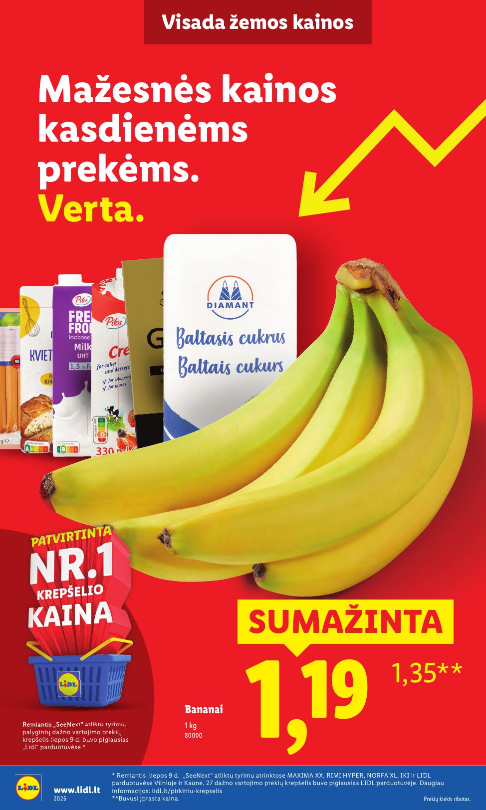 LIDL nuolaidų katalogas "Nr.1 Pažadas Jums"