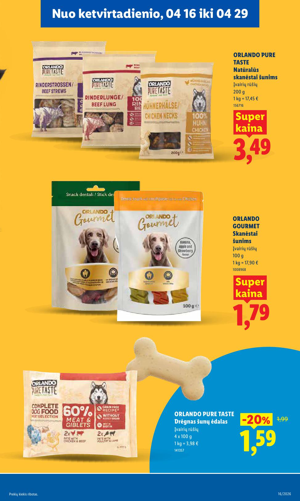 Naujausias LIDL kaininis katalogas 2026.04.13 - 2026.04.19