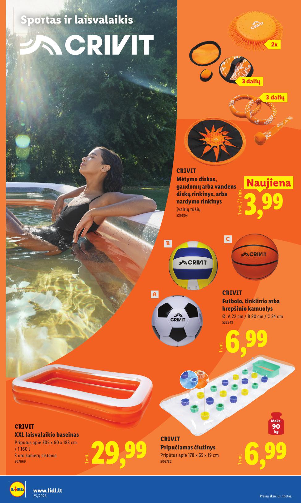 LIDL ne maisto prekių leidinys 2026.06.15 - 2026.06.21