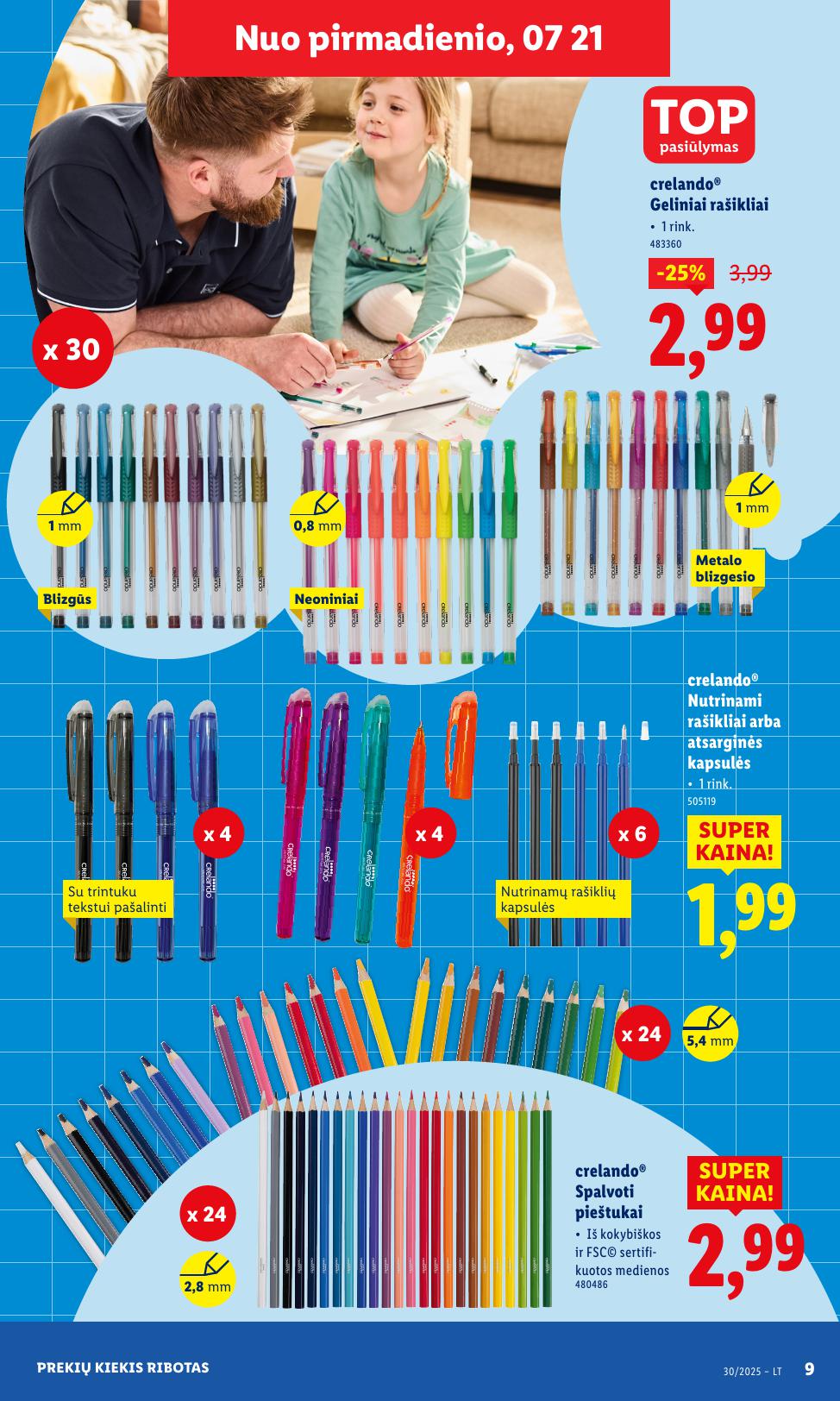 LIDL ne maisto prekių leidinys 2025.07.21 - 2025.07.27