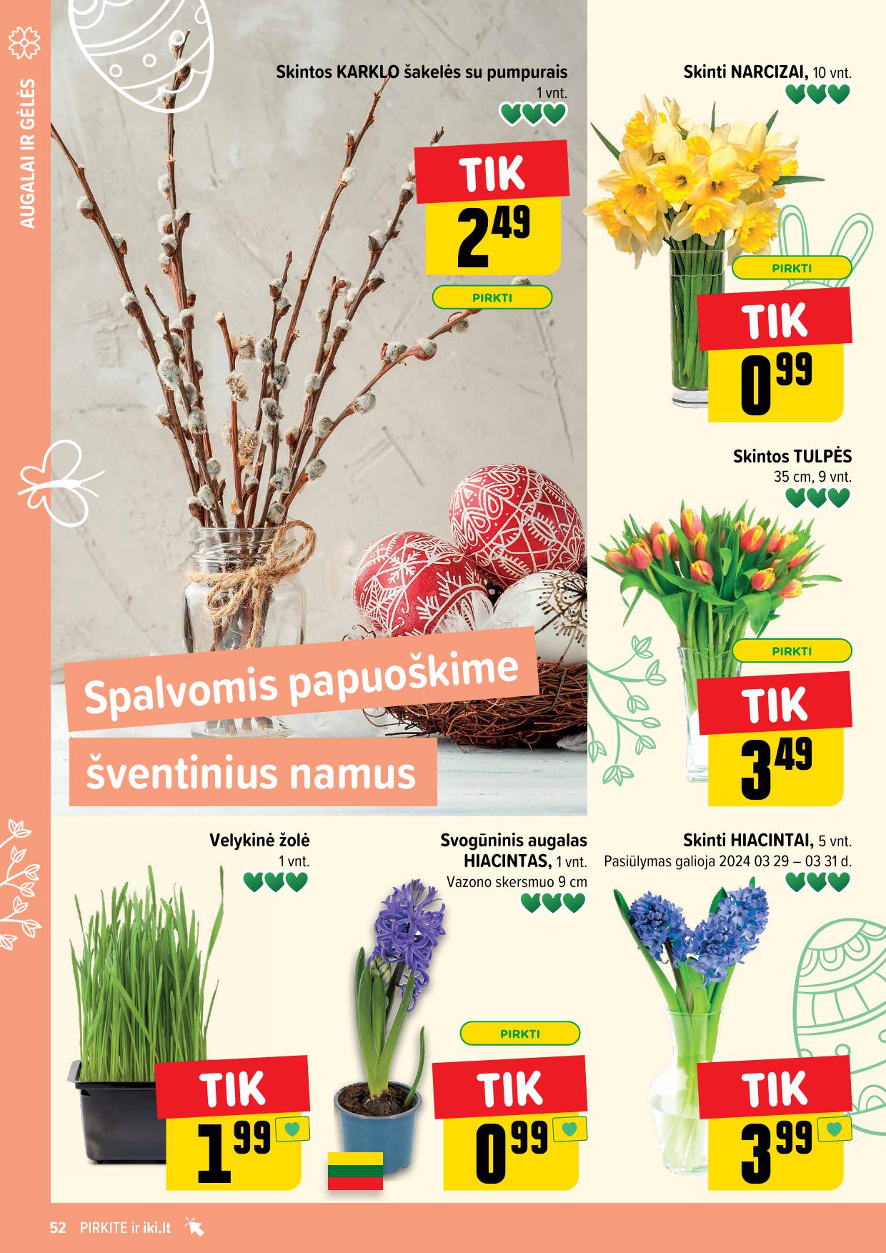 Naujausias IKI kaininis katalogas 2024.03.25 - 2024.03.30