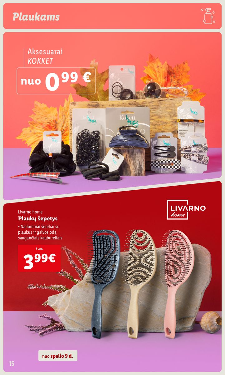 LIDL prekių katalogas "Grožio festivalis" galioja nuo 2023.10.05