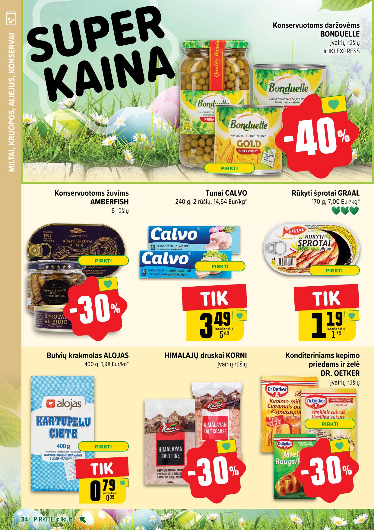 Naujausias IKI kaininis katalogas 2025.04.14 - 2025.04.19